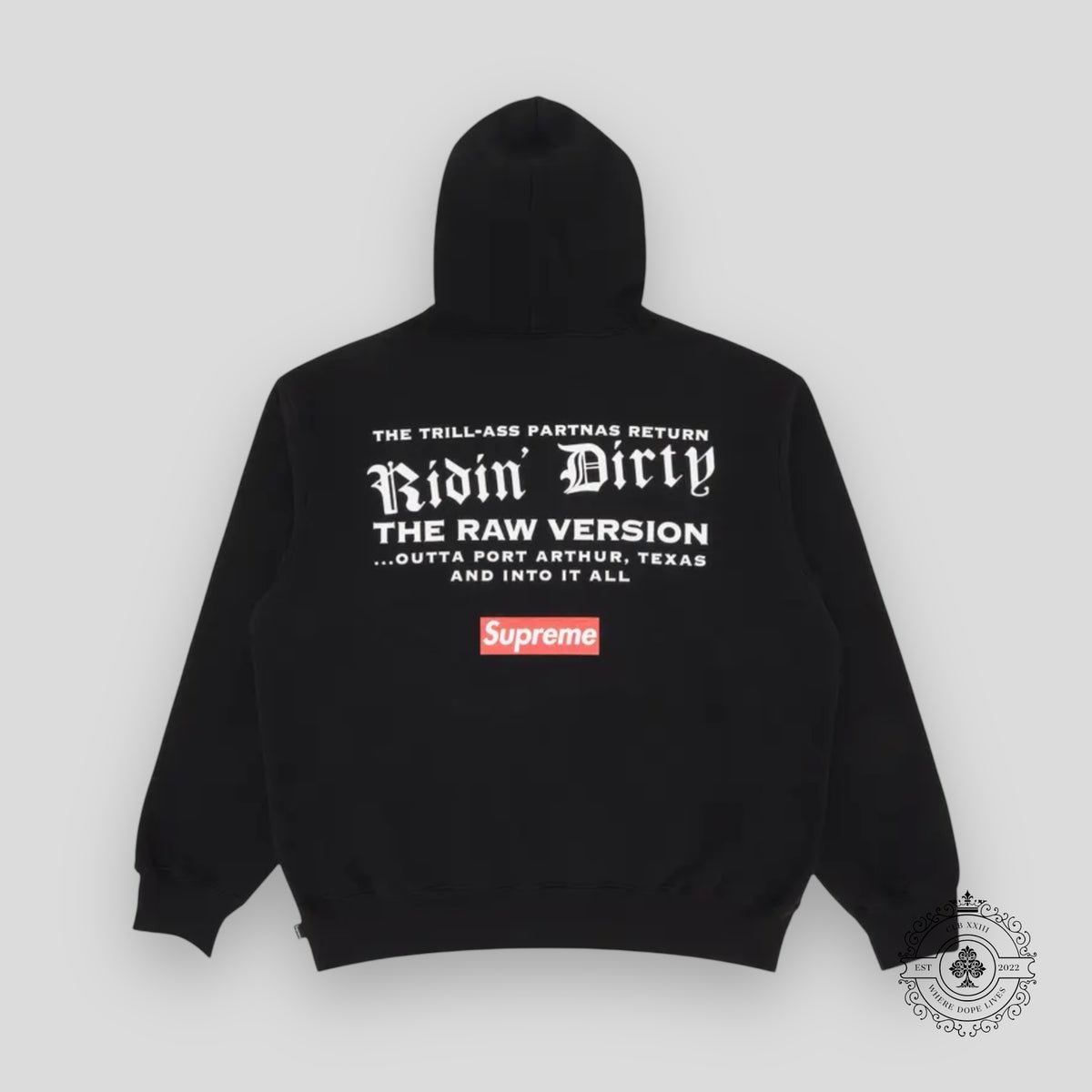 Supreme UGK Hoodie in Black