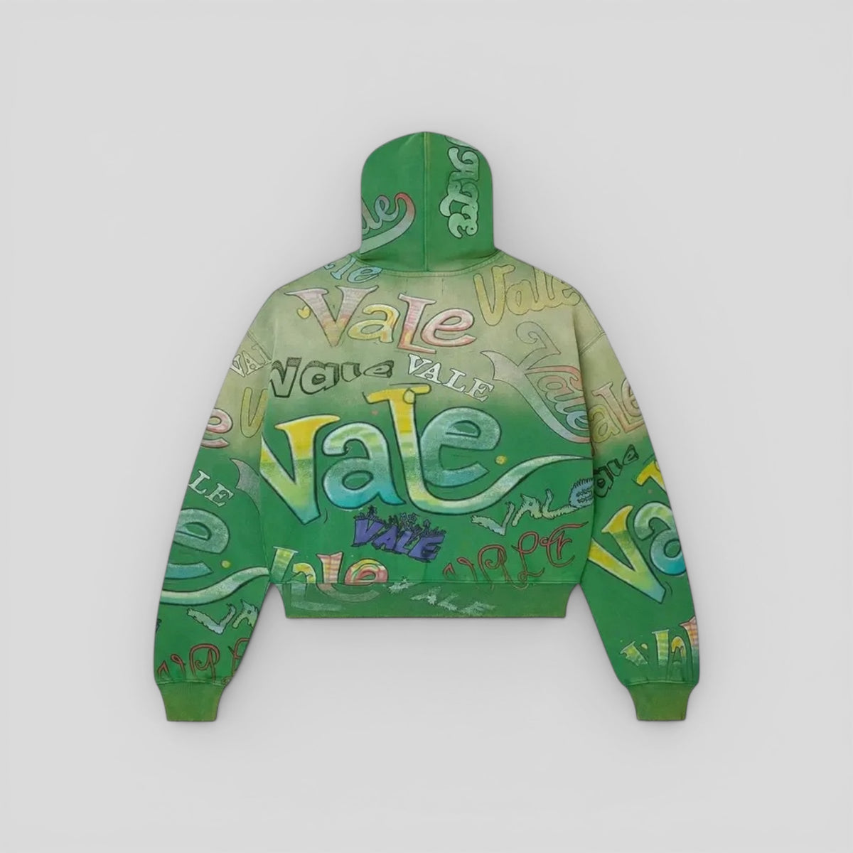 Vale Spearmint Zip Up in Green