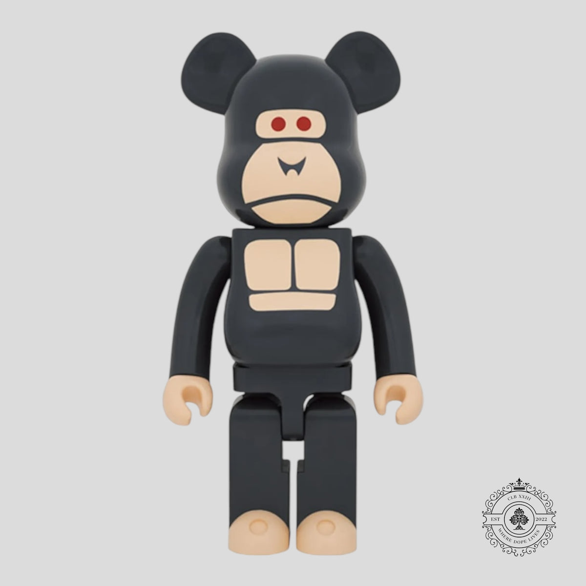 Bearbrick x X-Large Little Friend - Black 1000%