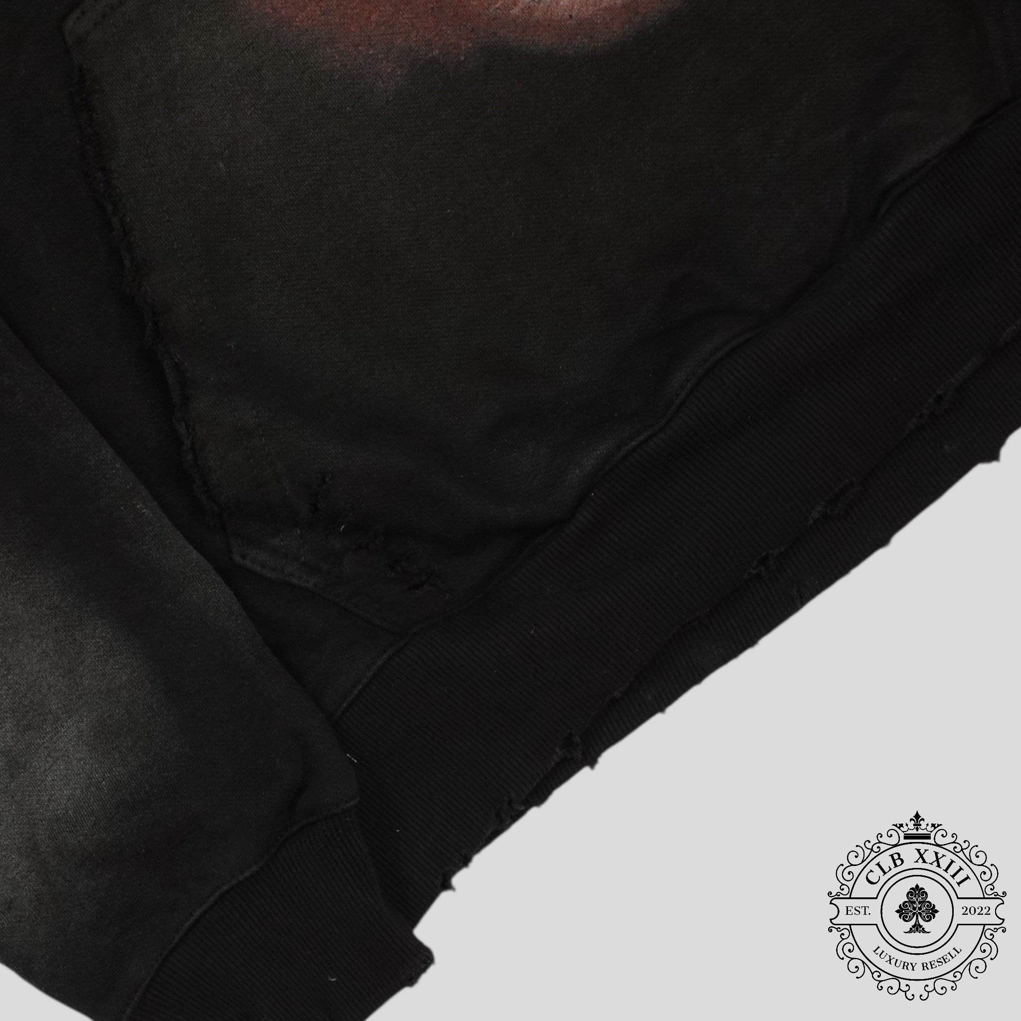 Blind Love Mary Pullover Hoodie in Washed Black
