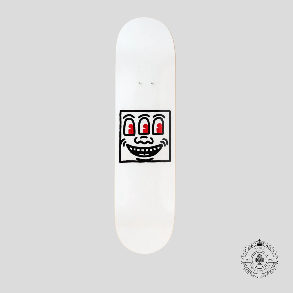 Paul Smith The Skateroom - Keith Haring 'Untitled' (Smile) Deck