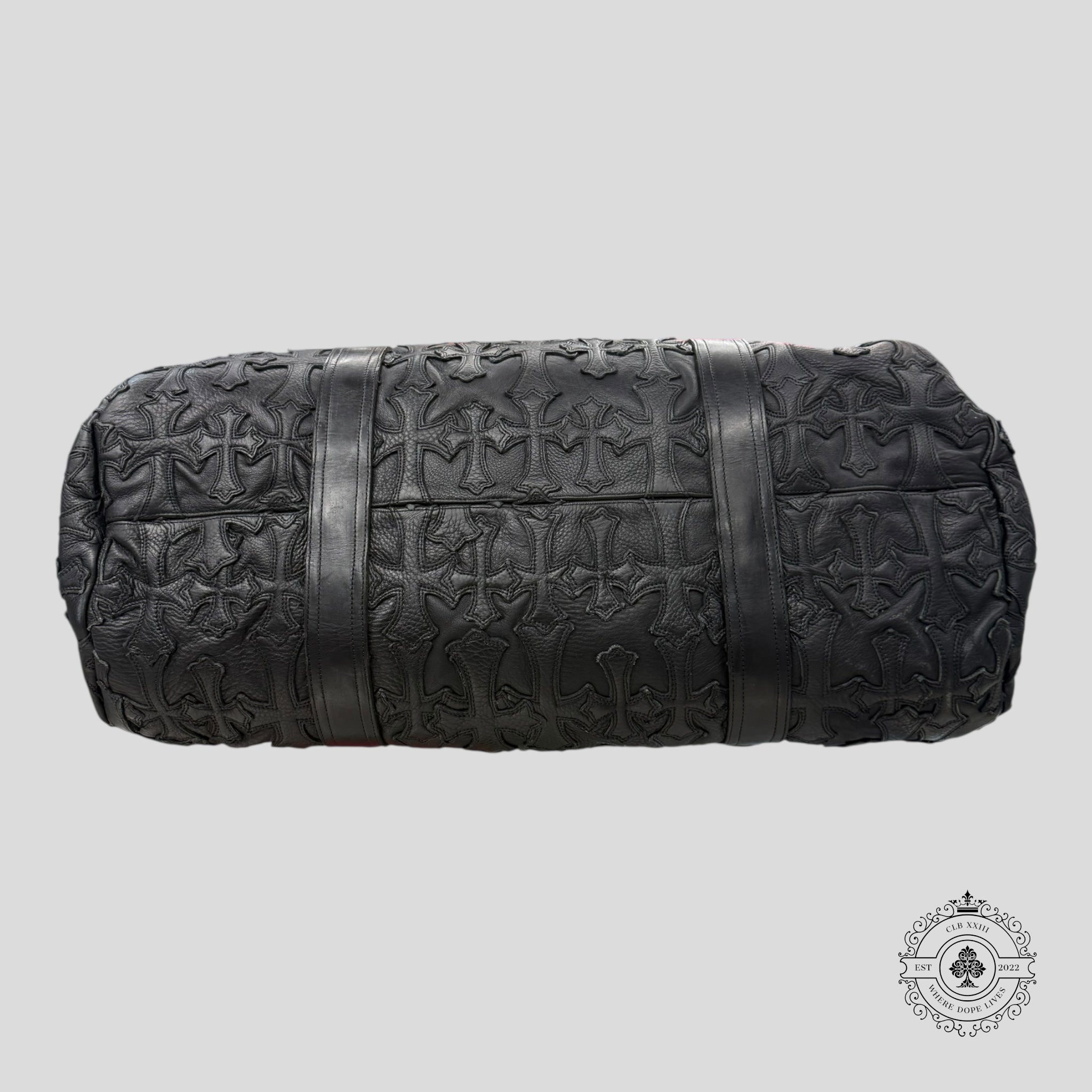 Chrome Hearts Cross Patch Duffle Bag in Black