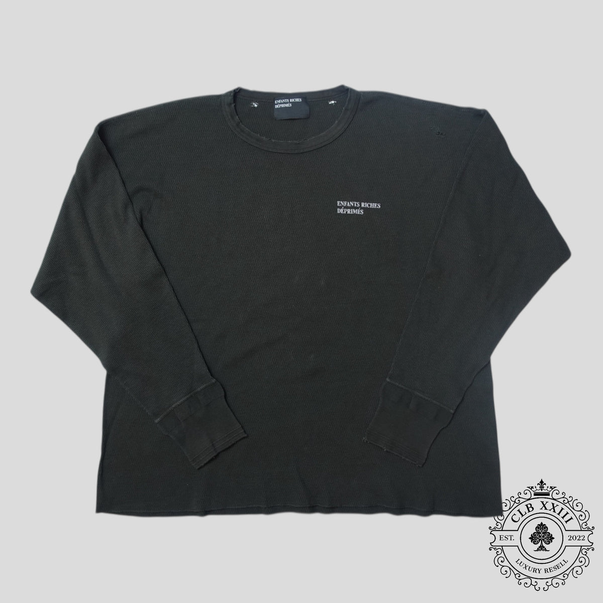 Enfants Riches Déprimés Classic Logo Distressed Thermal Long Sleeve