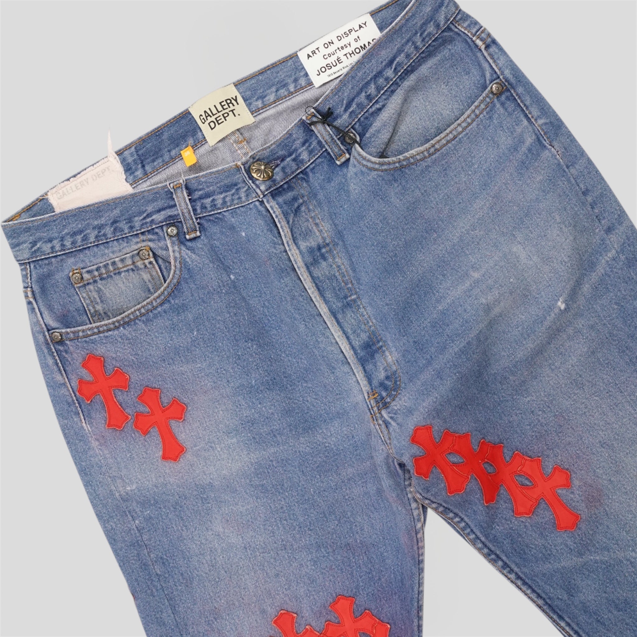 Chrome Hearts X Gallery Dept. Cross Patch Denim