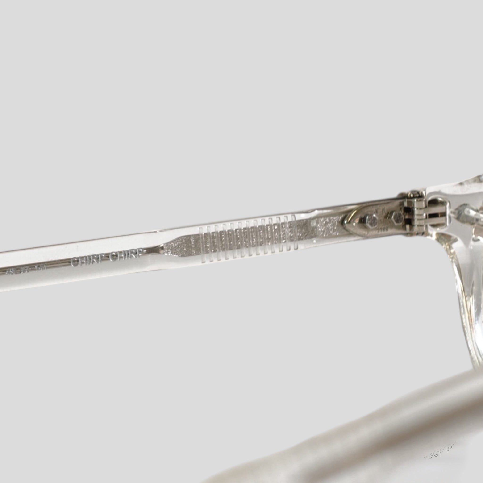 Chrome Hearts Chirp Chirp Sunglasses in Clear / Silver