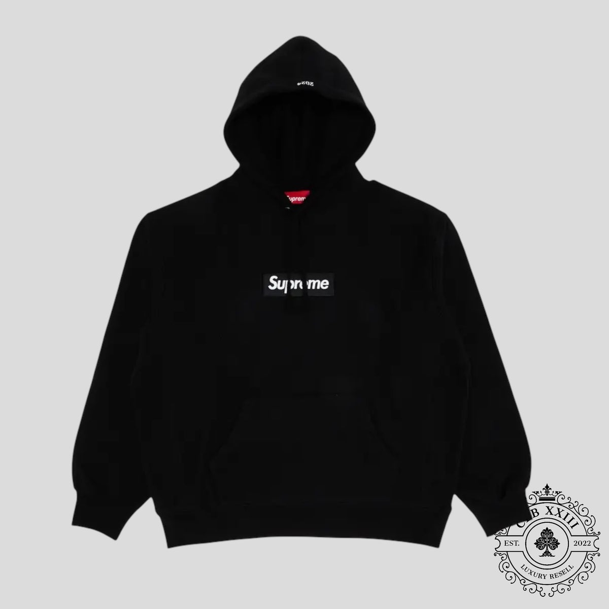 Supreme Box Logo Hooded Sweatshirt in Black