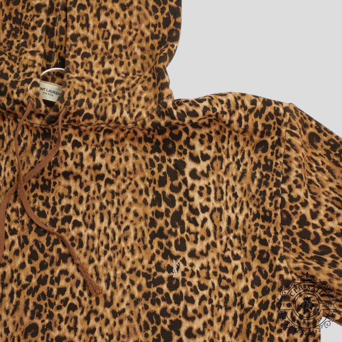 Saint Laurent Hoodie in Leopard