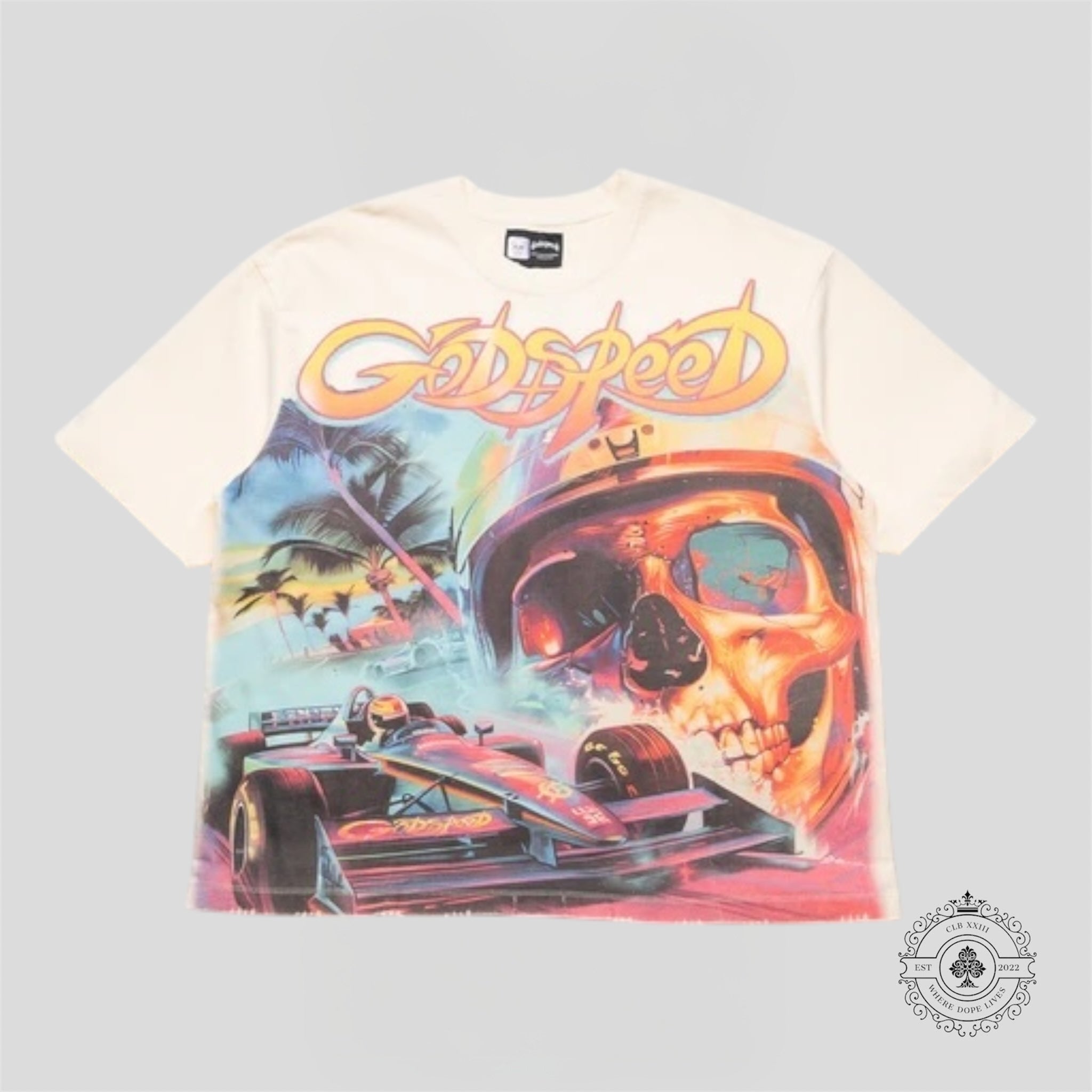 Godspeed F1 Dreams Tee in Bone