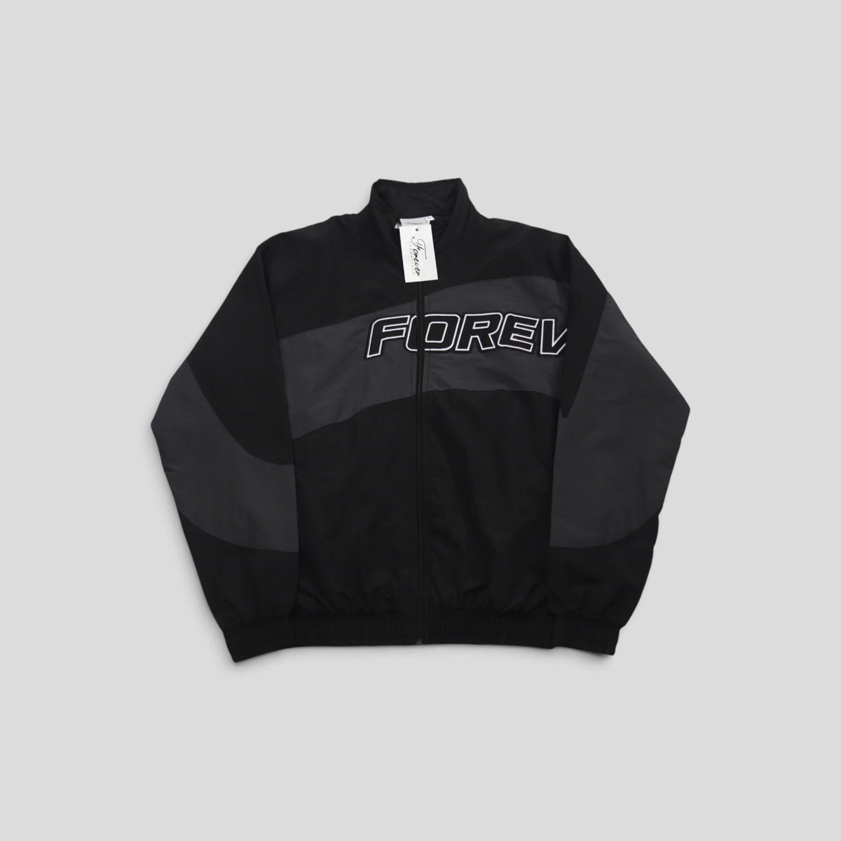 Forever Hungry Essentials Windbreaker Tracksuit in Black