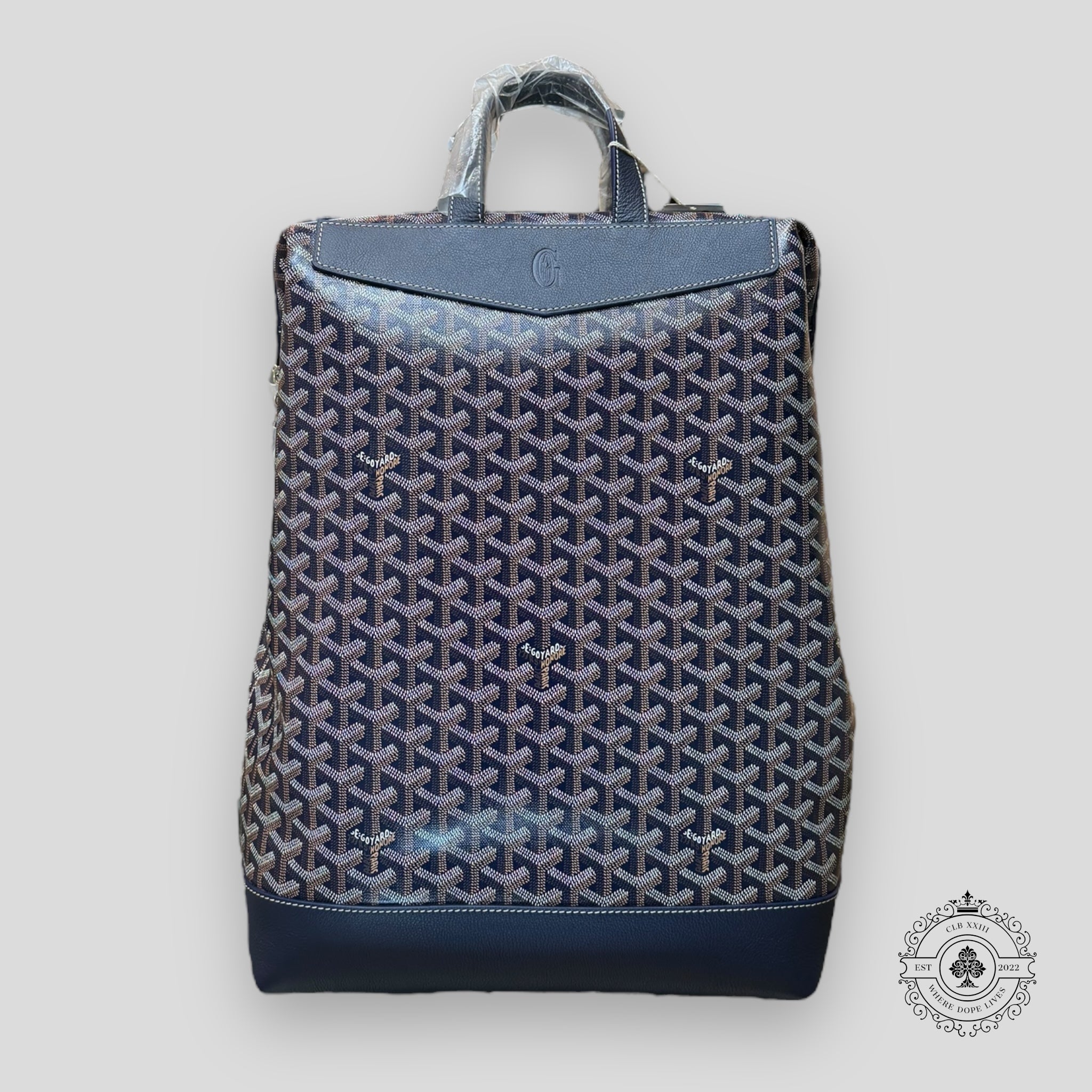 Goyard Cisalpin Backpack in Navy