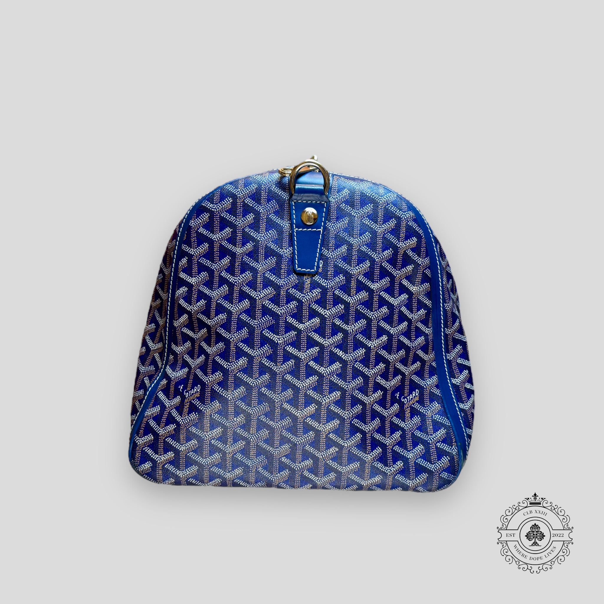 Goyard Croisiere 50 Travel Bag in Navy Blue