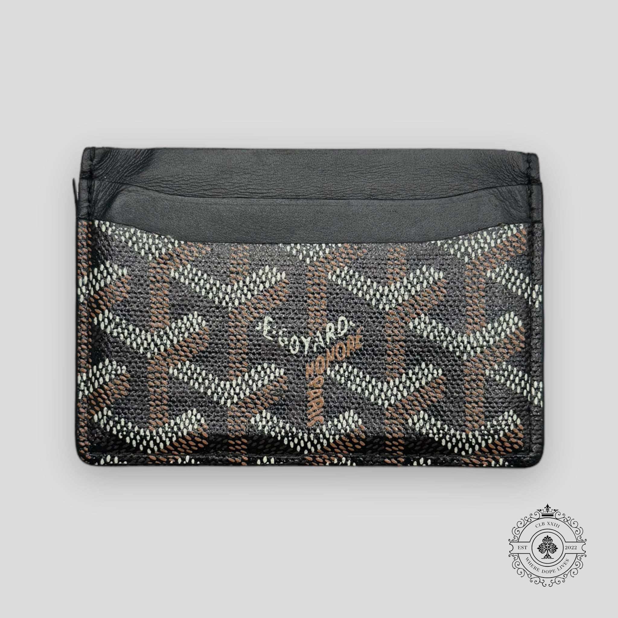 Goyard Saint Sulpice Cardholder in Black