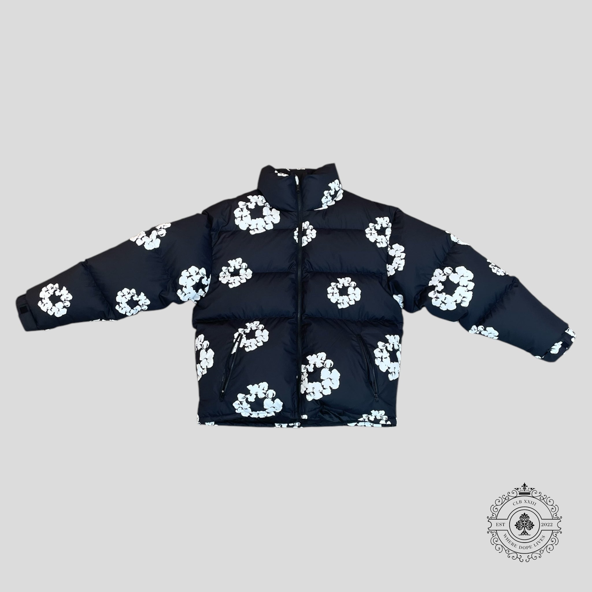 Denim Tears Cotton Wreath Puffer Jacket