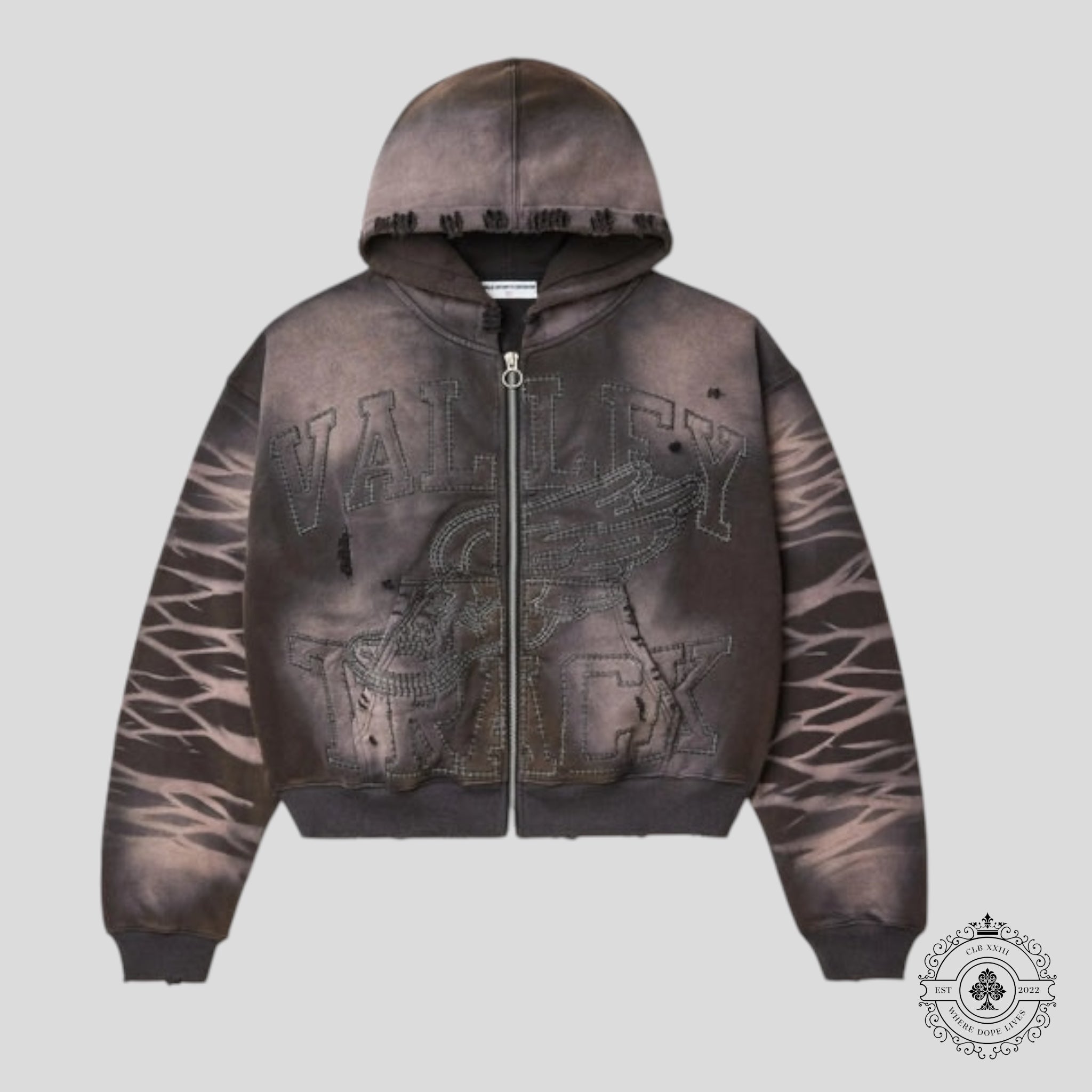 Vale Forever Storm Garden Zip Up Hoodie