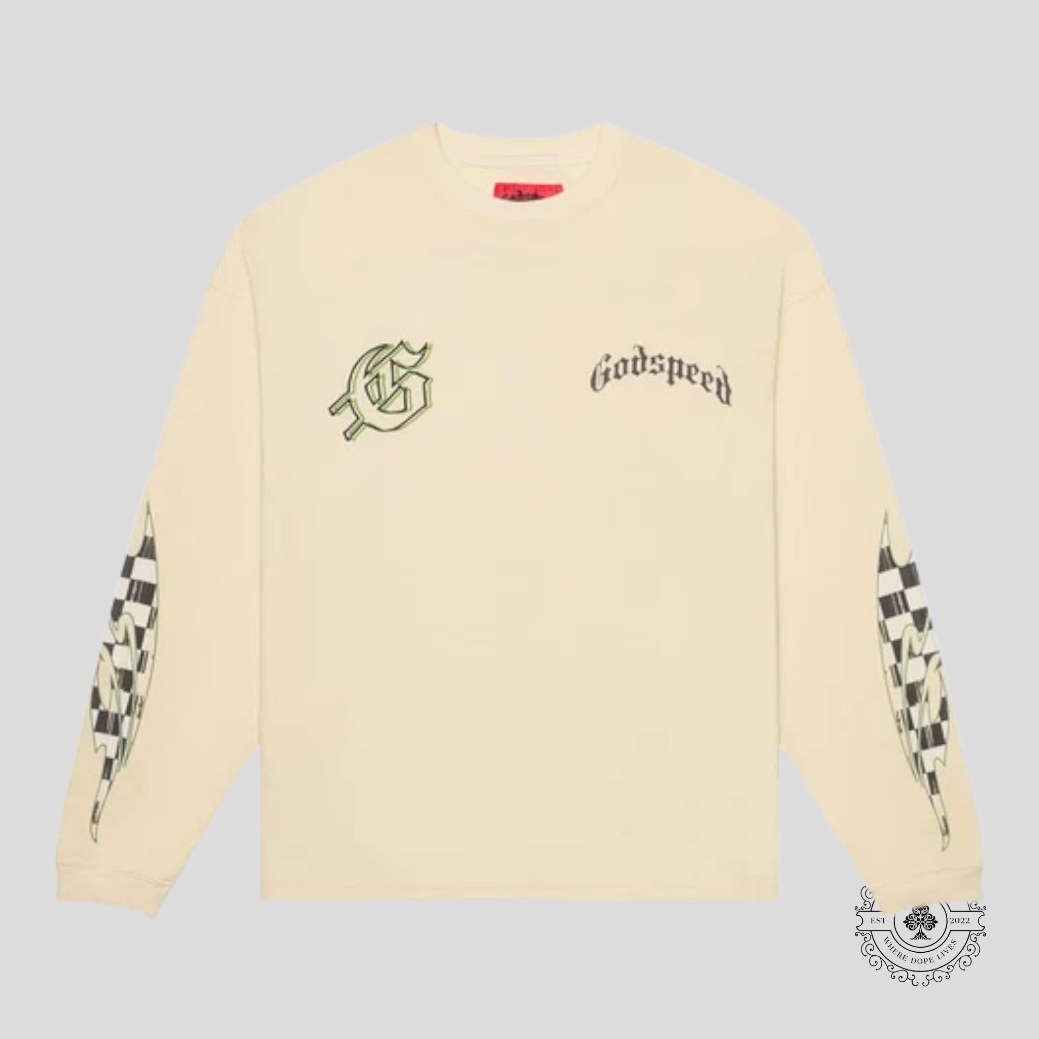 Godspeed Crashout LS T-Shirt in Bone