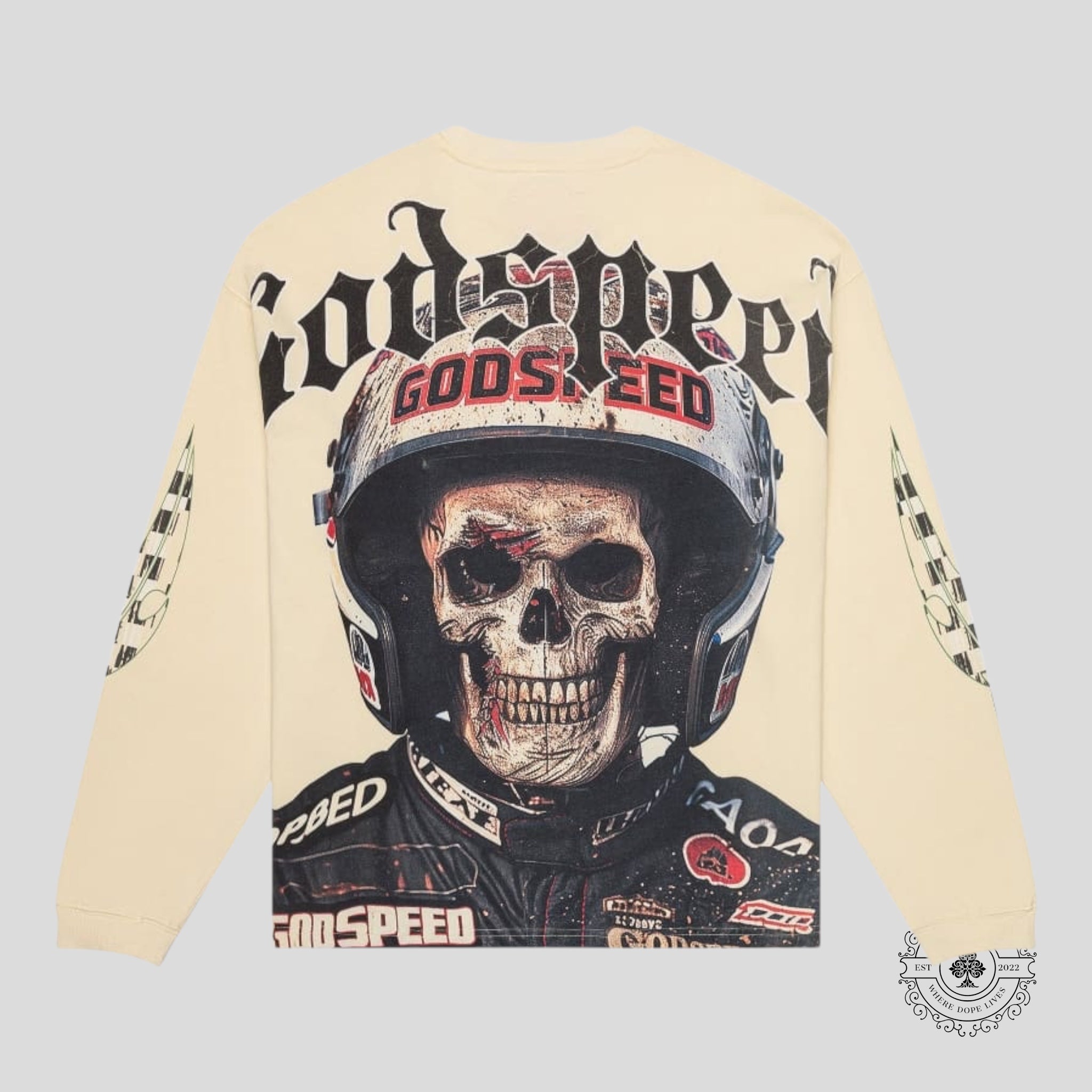Godspeed Crashout LS T-Shirt in Bone