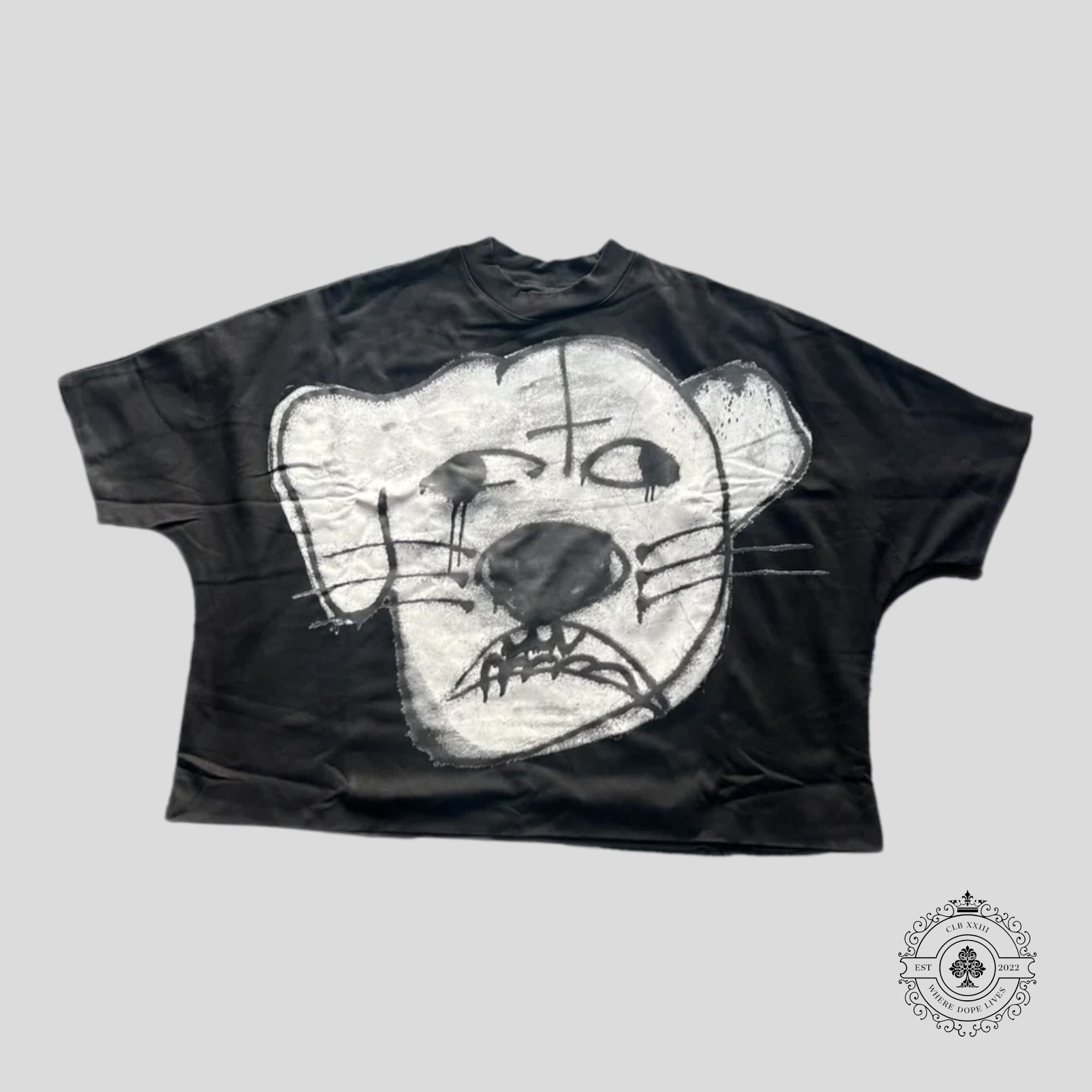 Billionaire Studios Baby Mutt Tee in Black