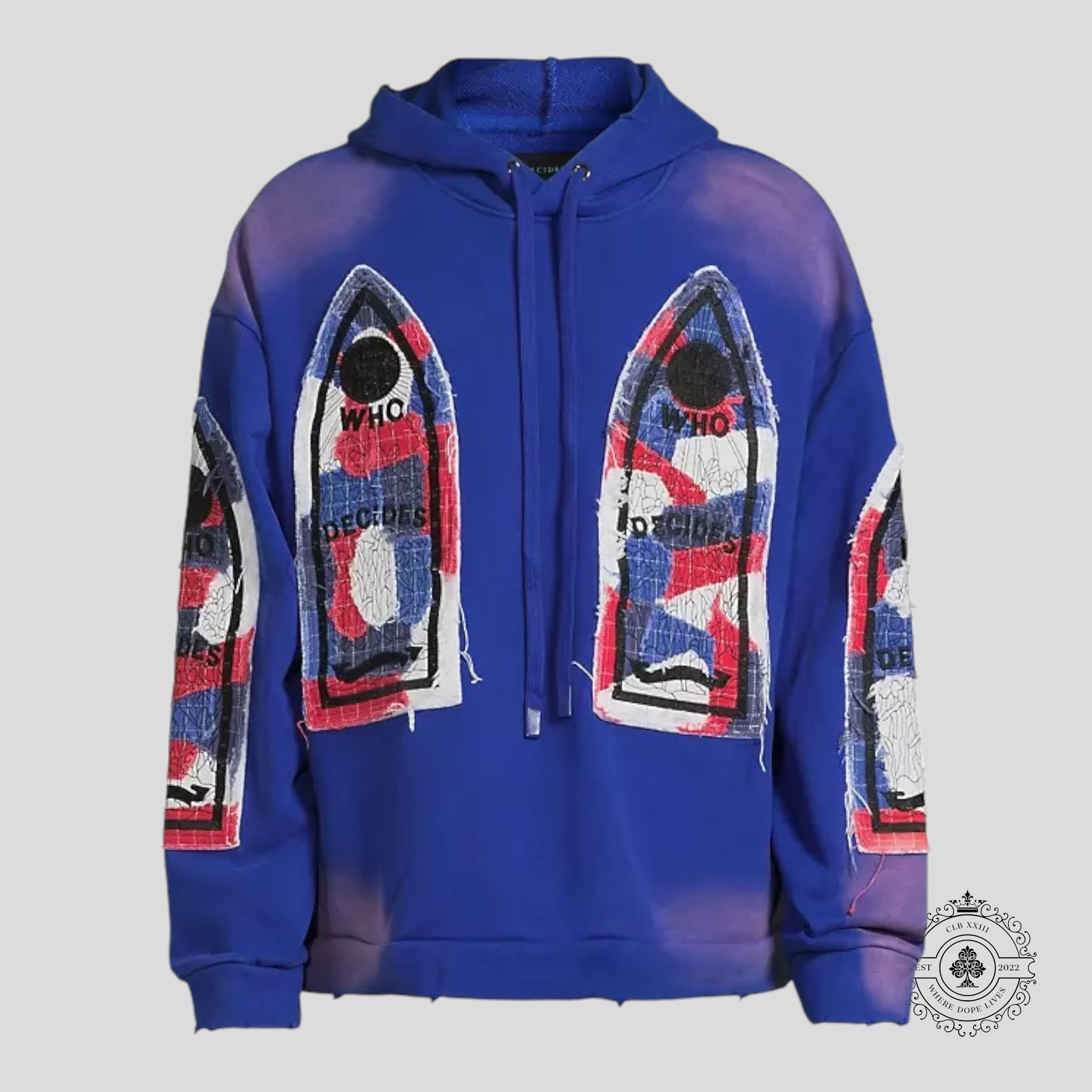 Who Decides War lory Fabricated Hooded Pullover