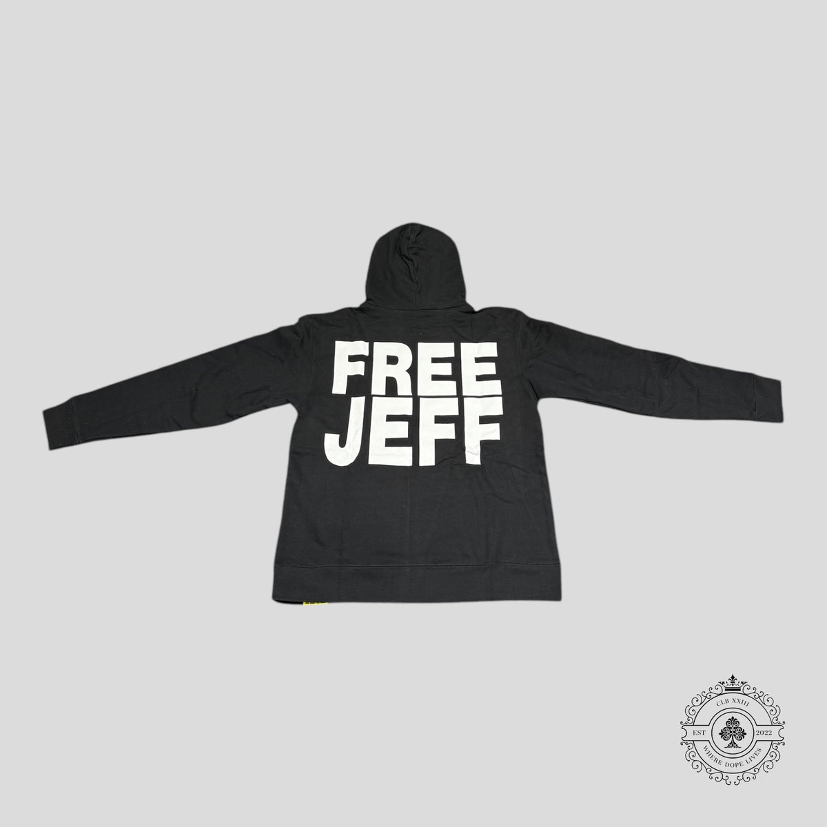 Cough Syrup FREE JEFF Hoodie in Black