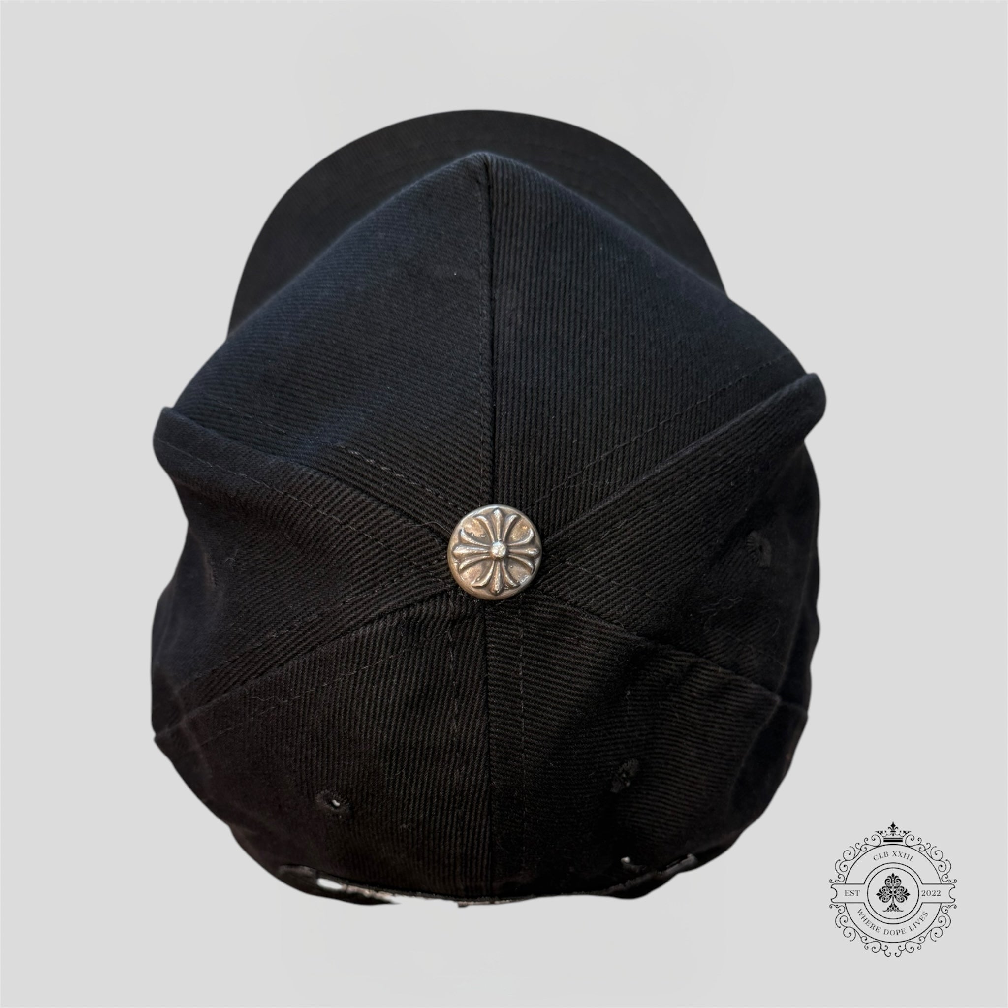 Chrome Hearts Horseshoe Logo Hat in Black