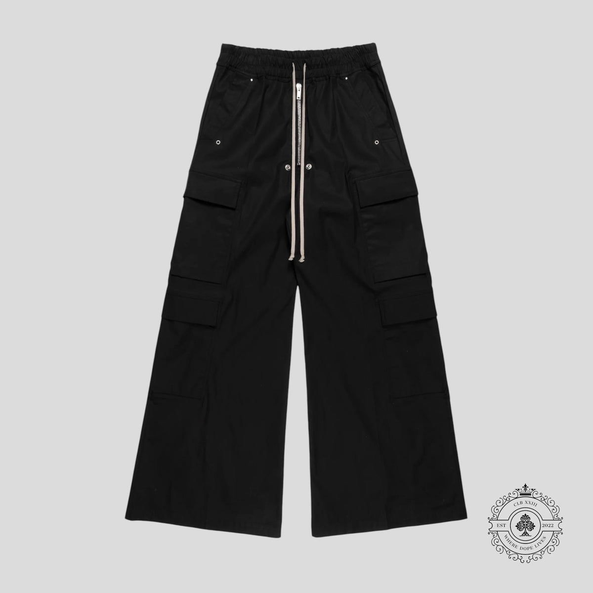 Rick Owens Wide Bela Pants in Black