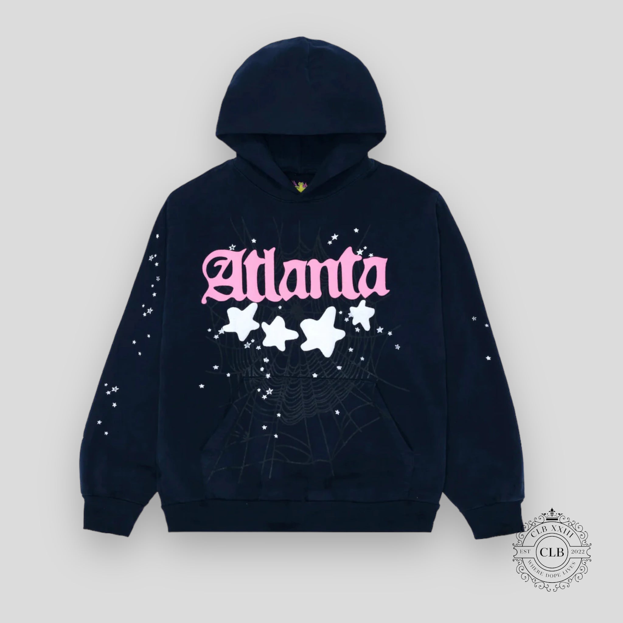 Sp5der Atlanta Hoodie - Navy