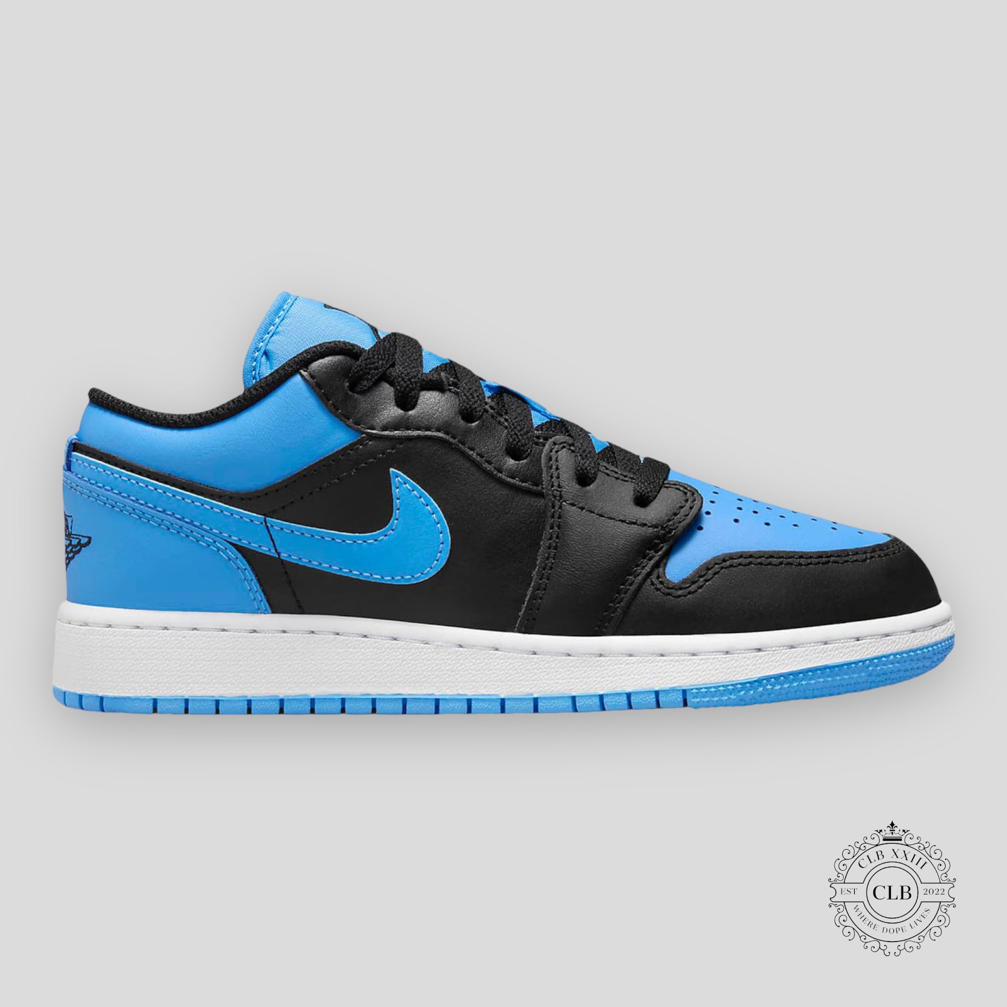 AIR JORDAN 1 LOW (GS) "UNIVERSITY BLUE"