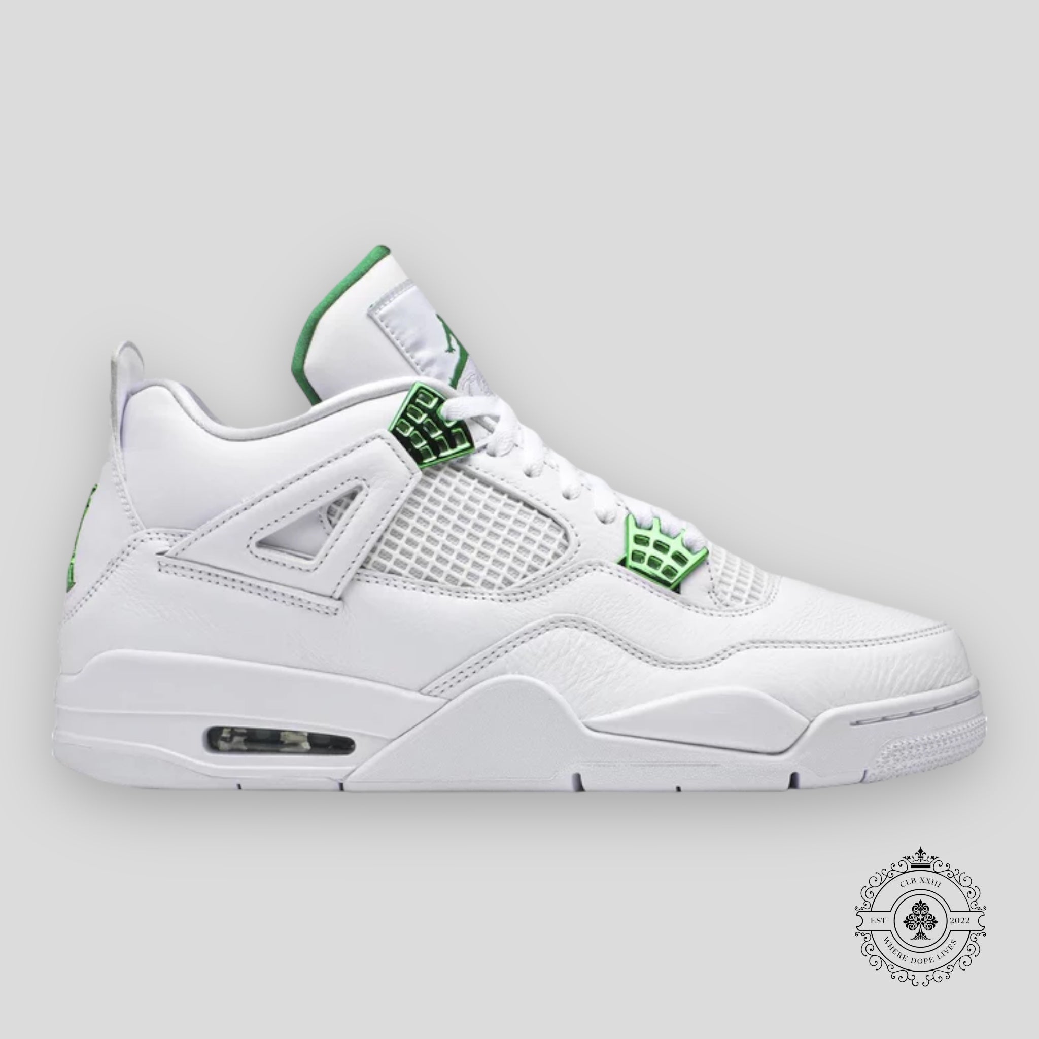 Air Jordan 4 Retro Metallic Green