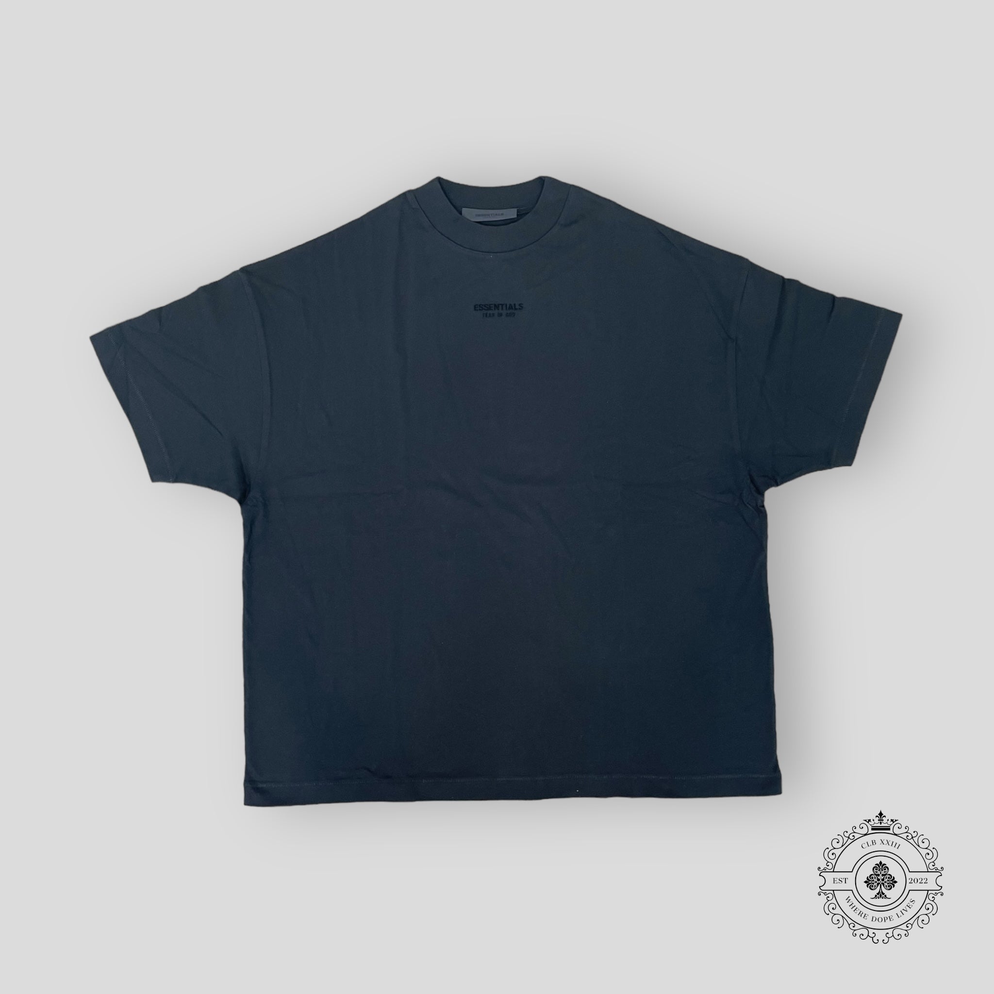 Fear of God Essentials Tee SS24 in Jet Black