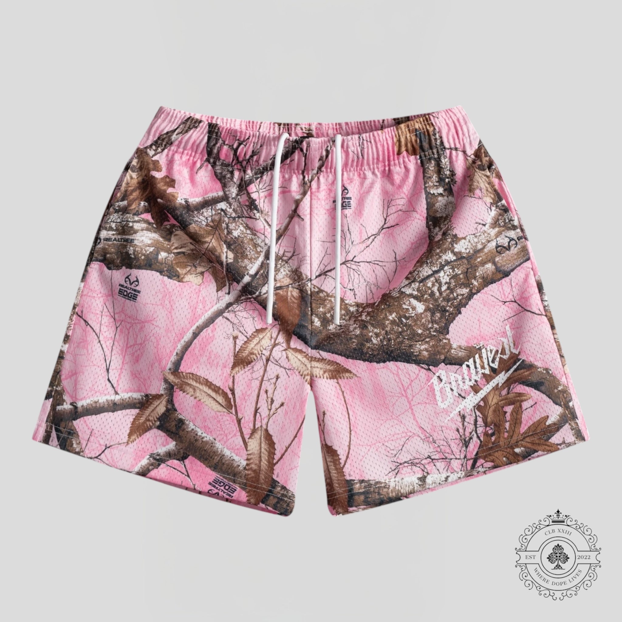 Bravest Studios Realtree Shorts in Pink