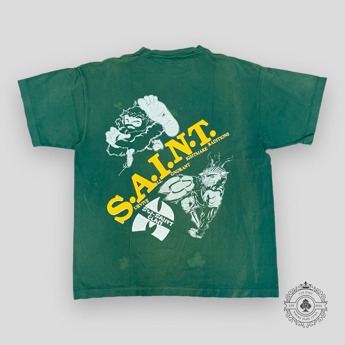 Saint Michael Saint Clan Tee in Green