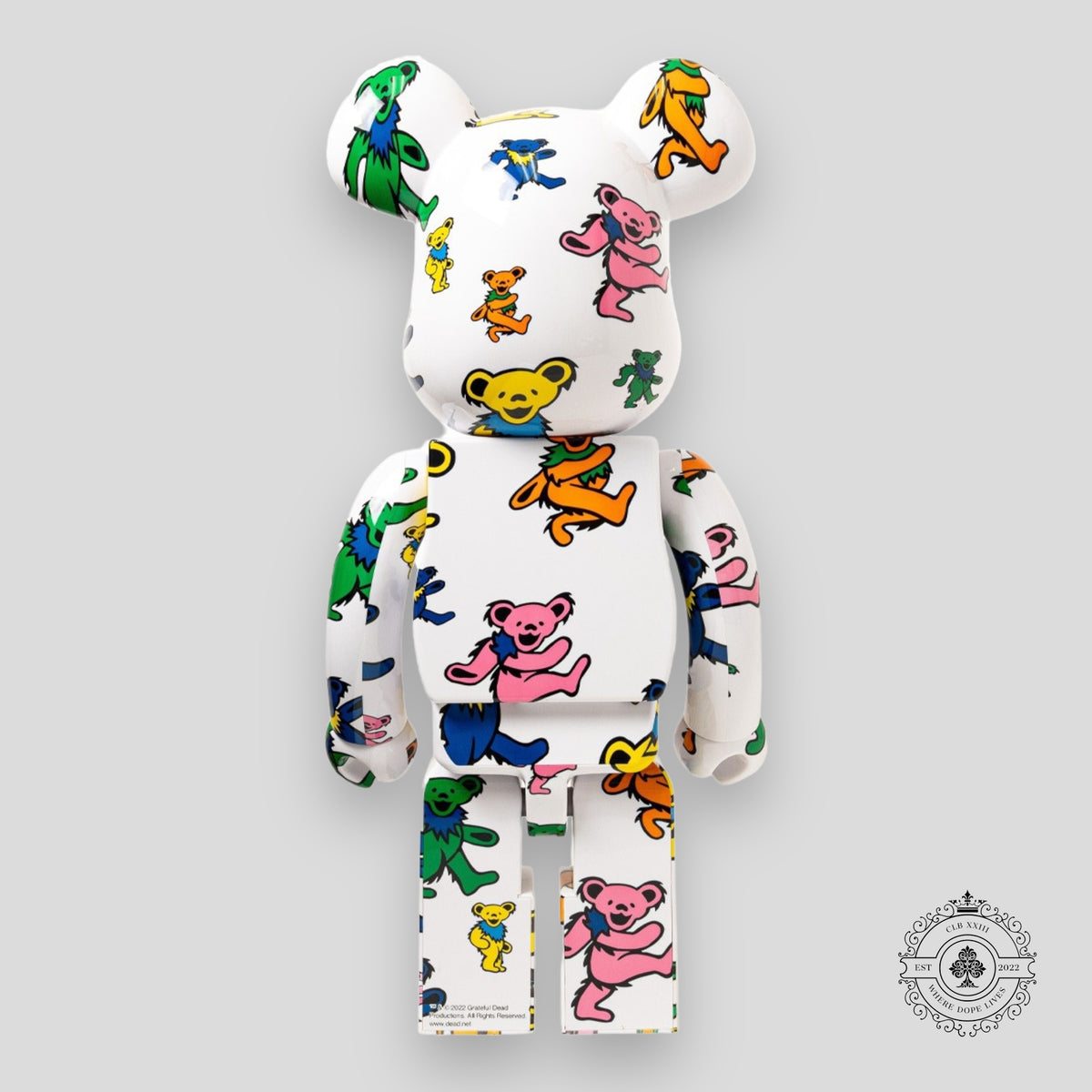 Bearbrick x Grateful Dead (Dancing Bear) 1000%