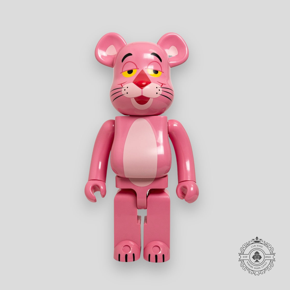 Bearbrick x Pink Panther 1000%
