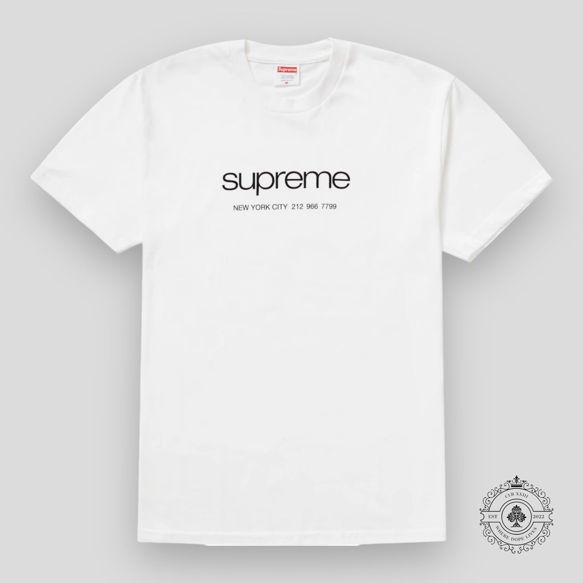 Supreme Shop Tee in White
