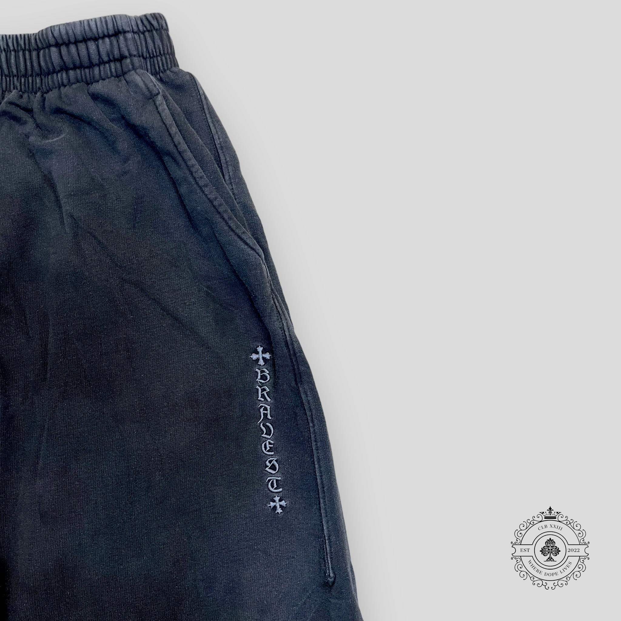 Bravest Studios Baggy Sweatpants in Washed Black
