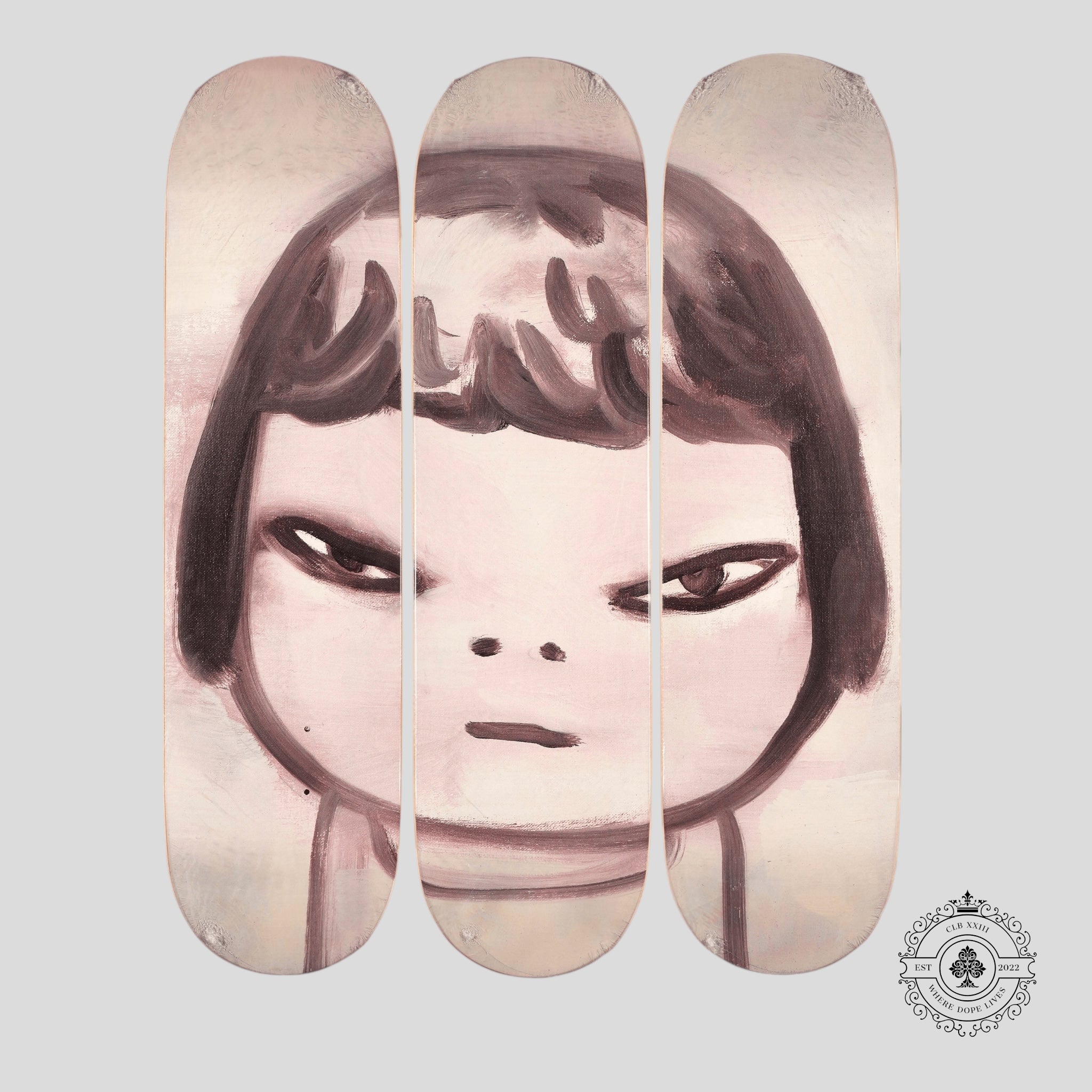 Yoshimoto Nara "Alone in the Wind" Skate Deck Set