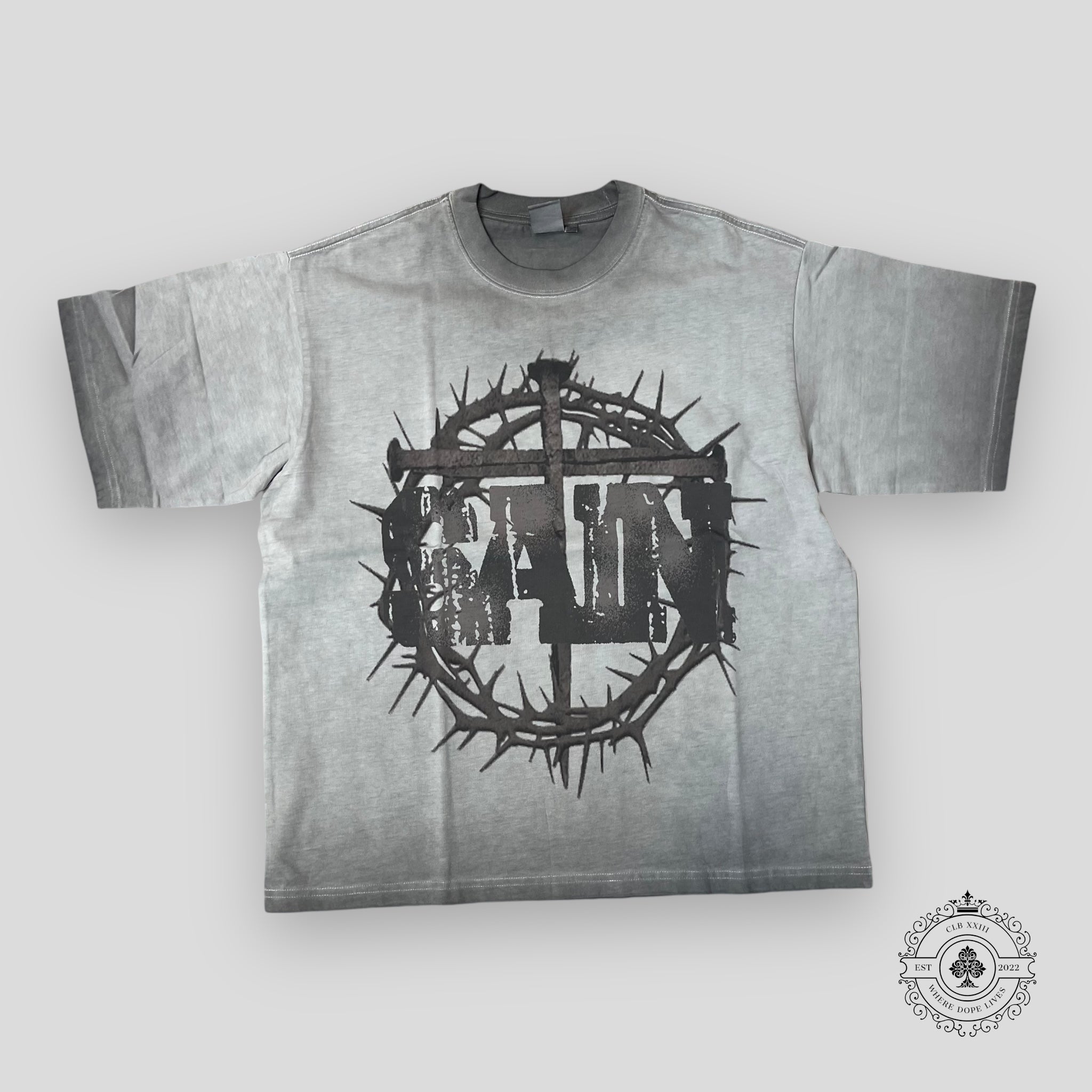 Saint Vanity Saint Tee in Grey