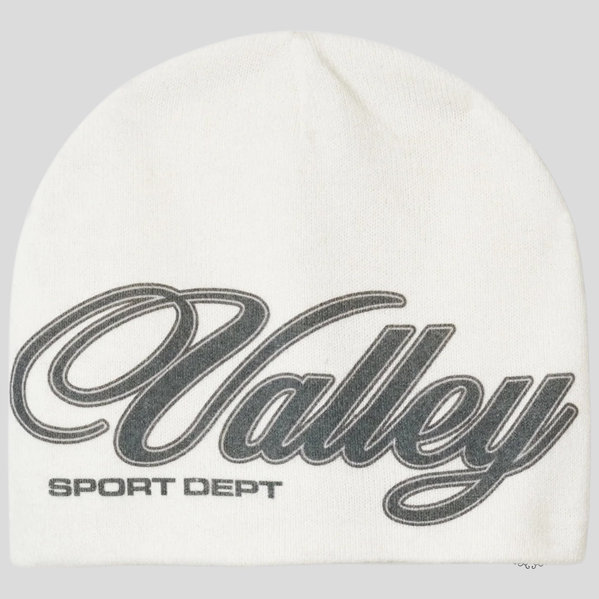 Vale Coke Cursive Beanie in White
