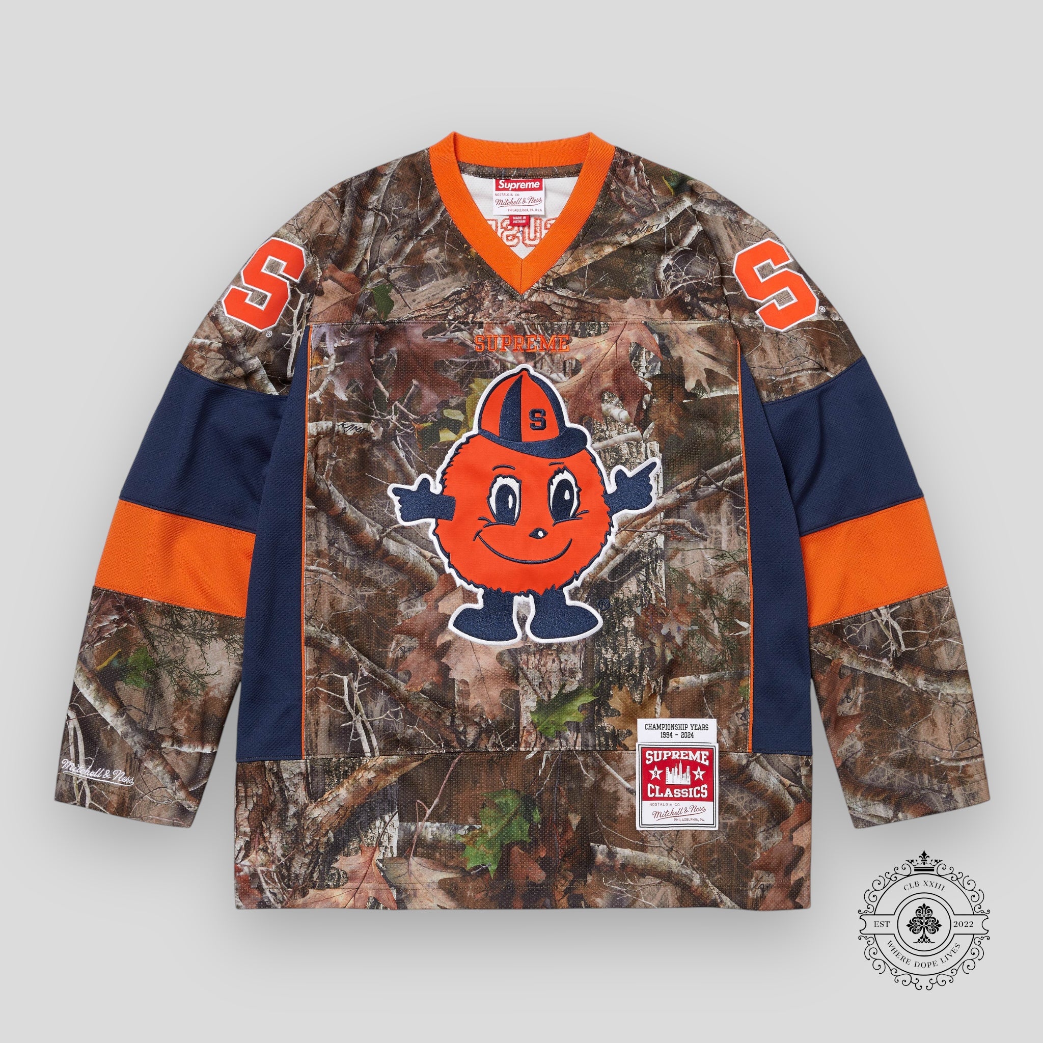 Supreme Mitchell & Ness NCAA 'Cuse Hockey Jersey