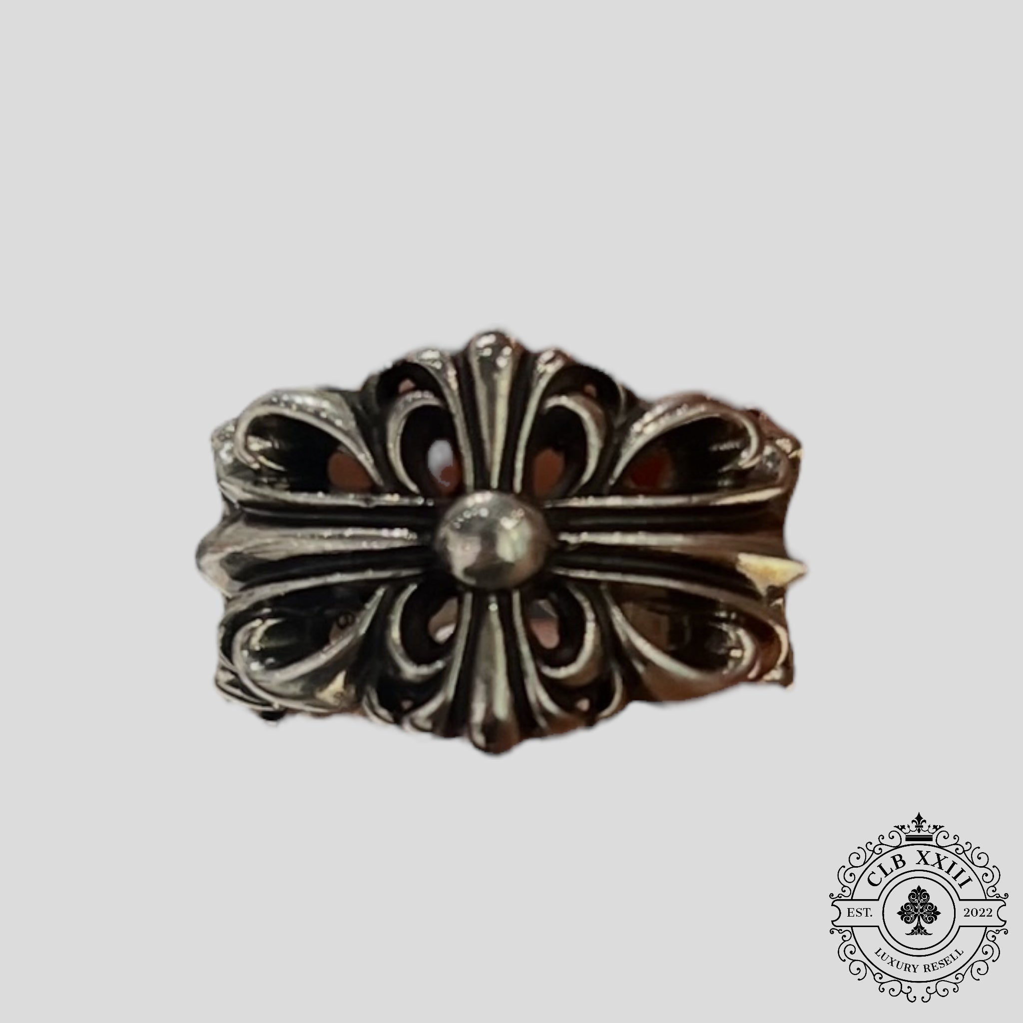 Chrome Hearts Double Floral Ring