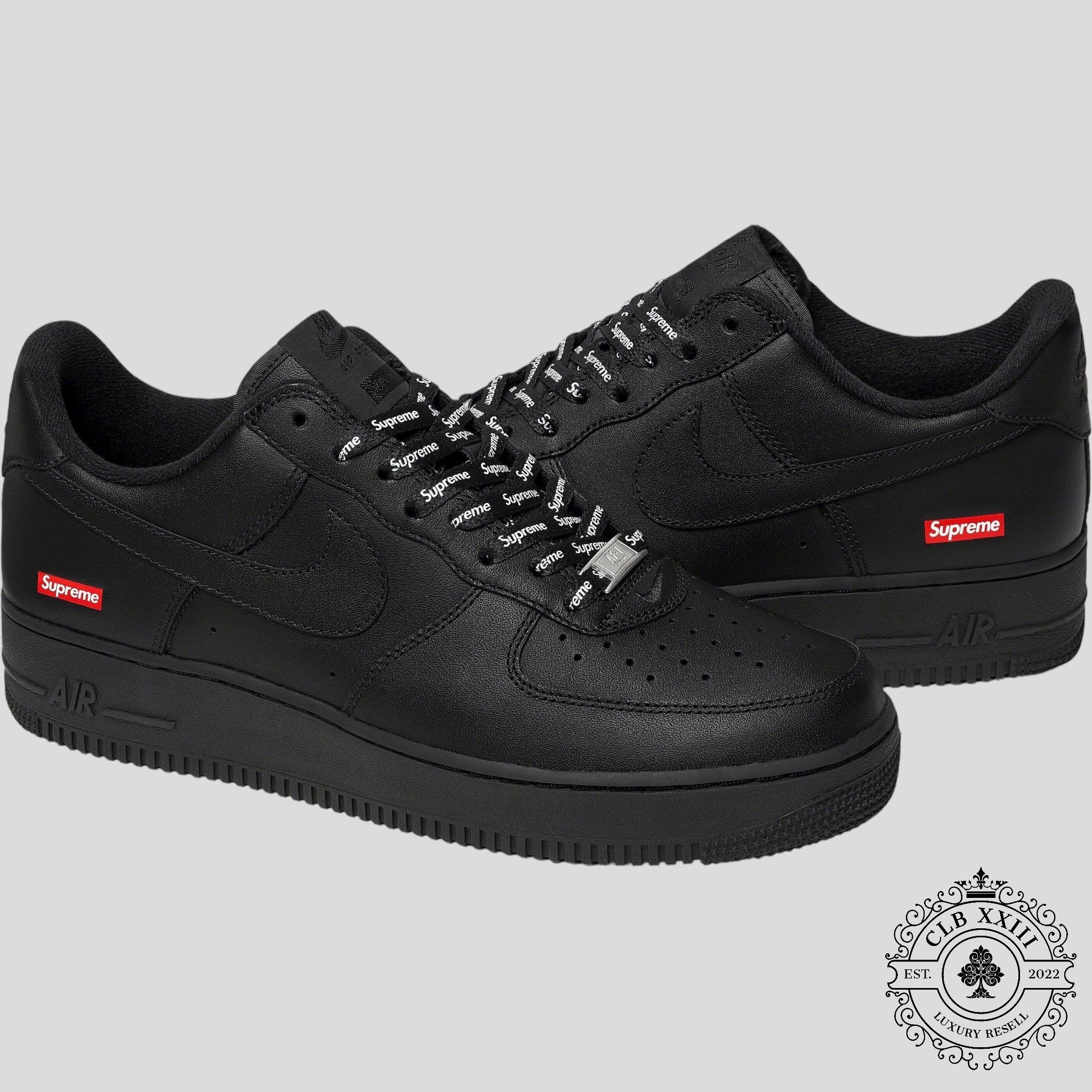 Nike Air Force 1 Low Supreme Black
