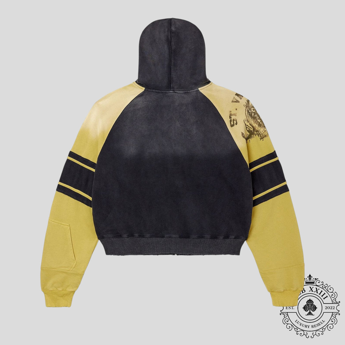 Vale Forever Lethal Zip UP in Black & Yellow