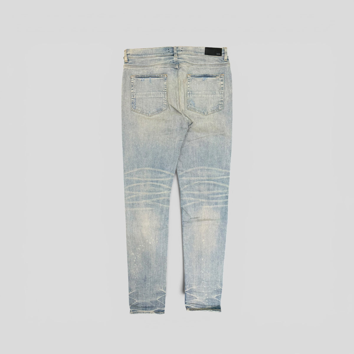 Amiri Lunar New Year Thrasher Jeans in Clay Indigo
