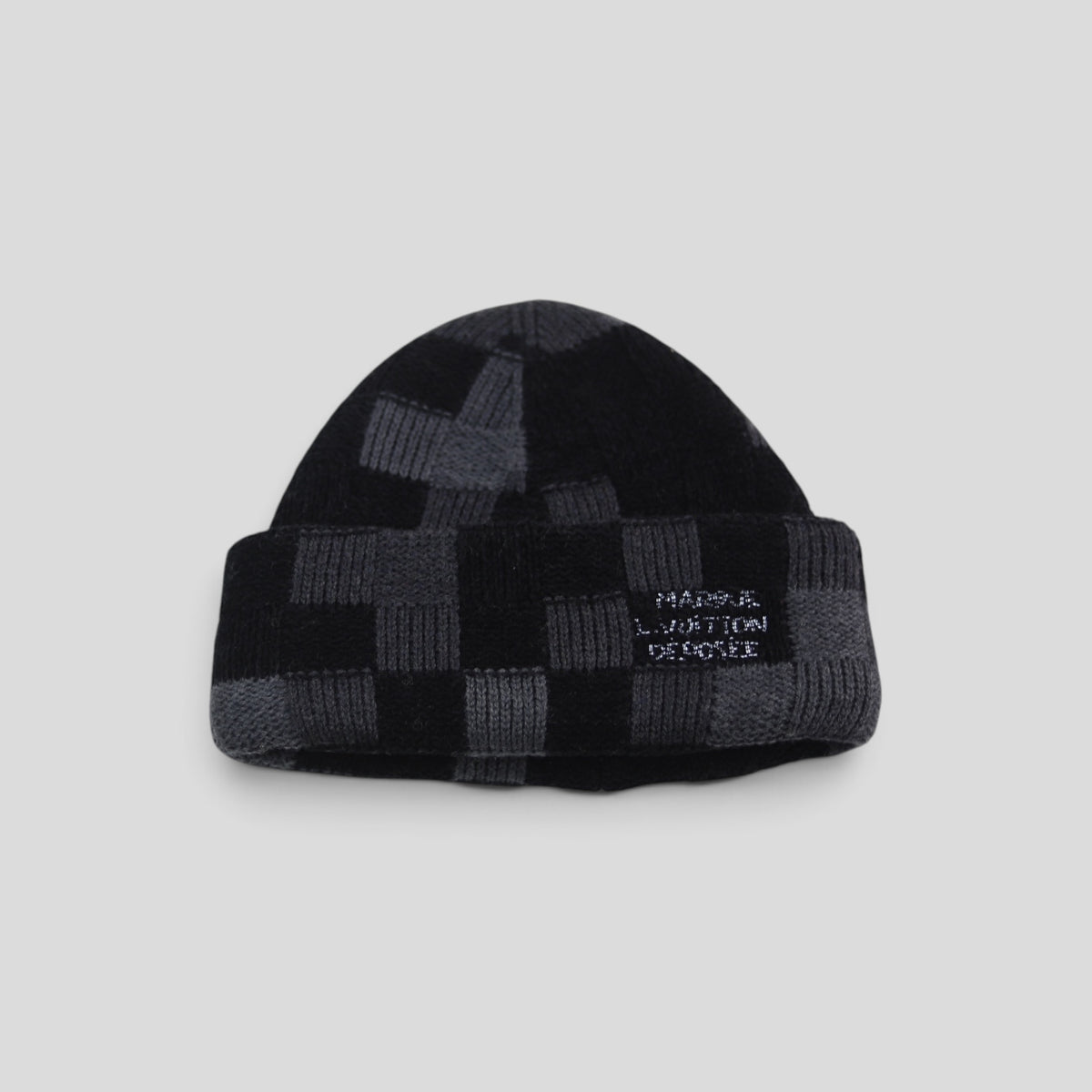 Louis Vuitton Damoflauge Crush Beanie in Black
