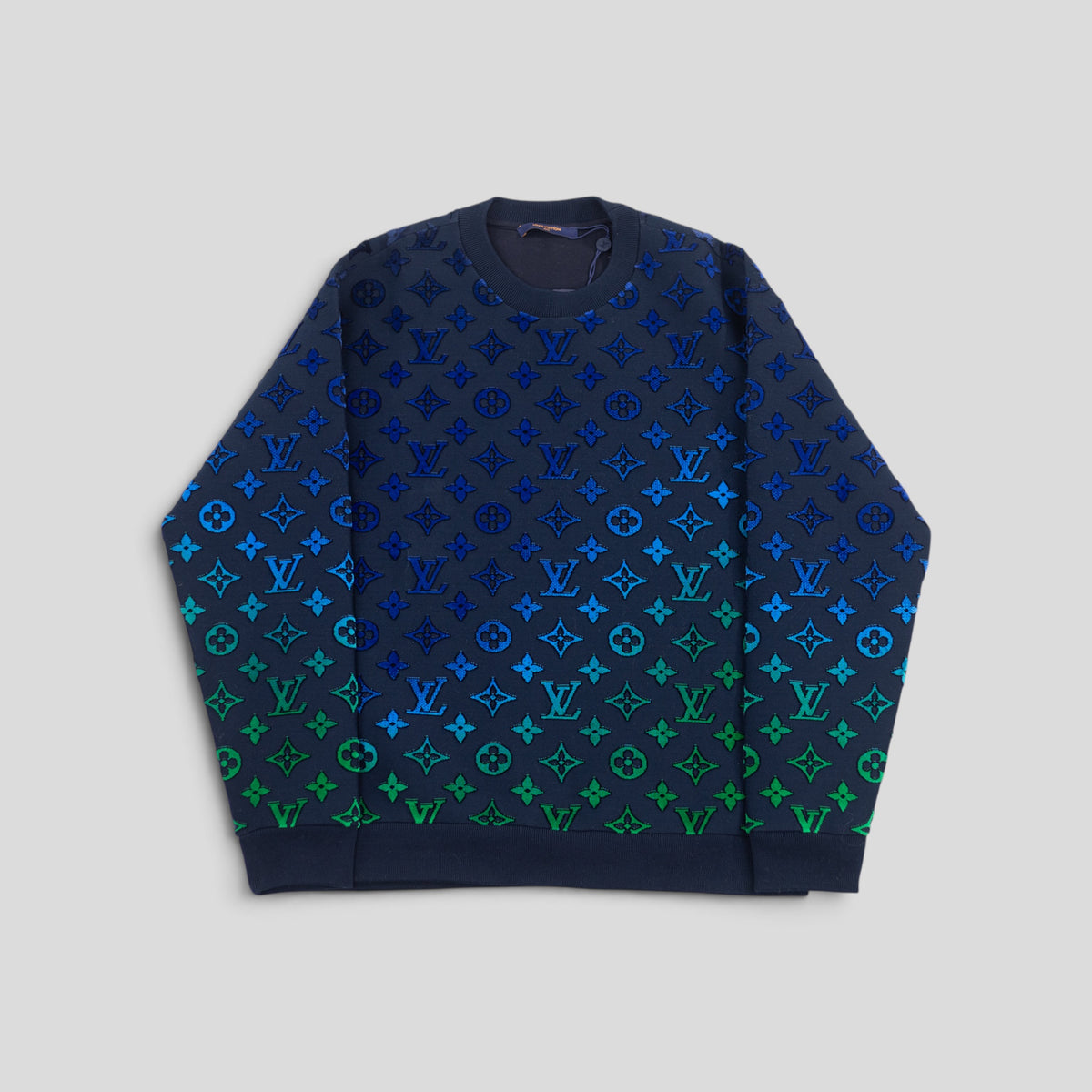 Louis Vuitton Gradient Monogram Crewneck in Multicolor