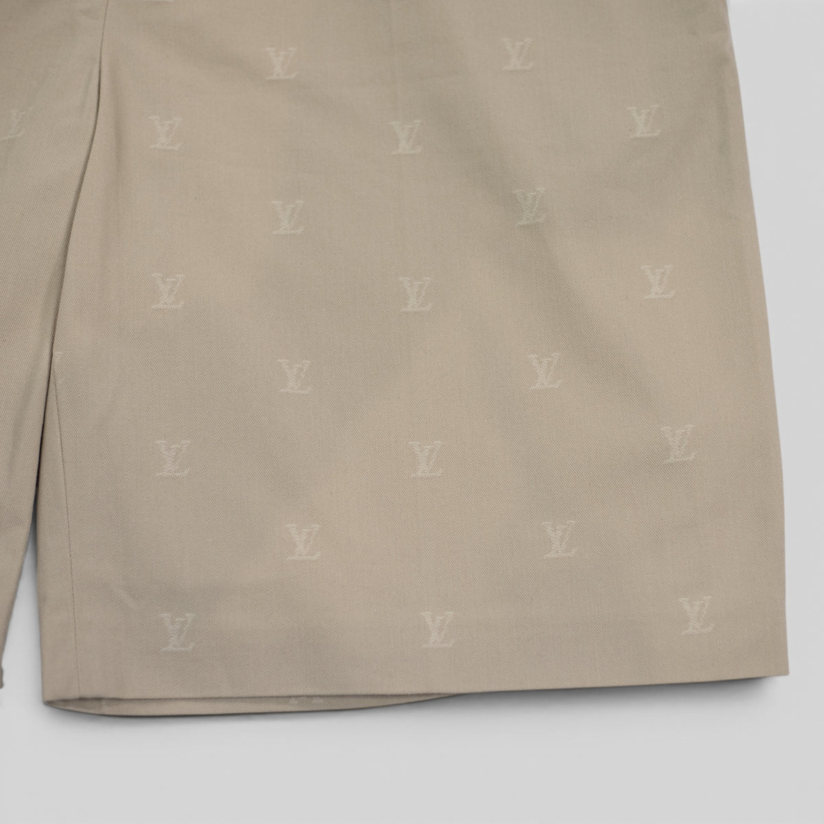 Louis Vuitton LV Blason Chino Shorts in Beige
