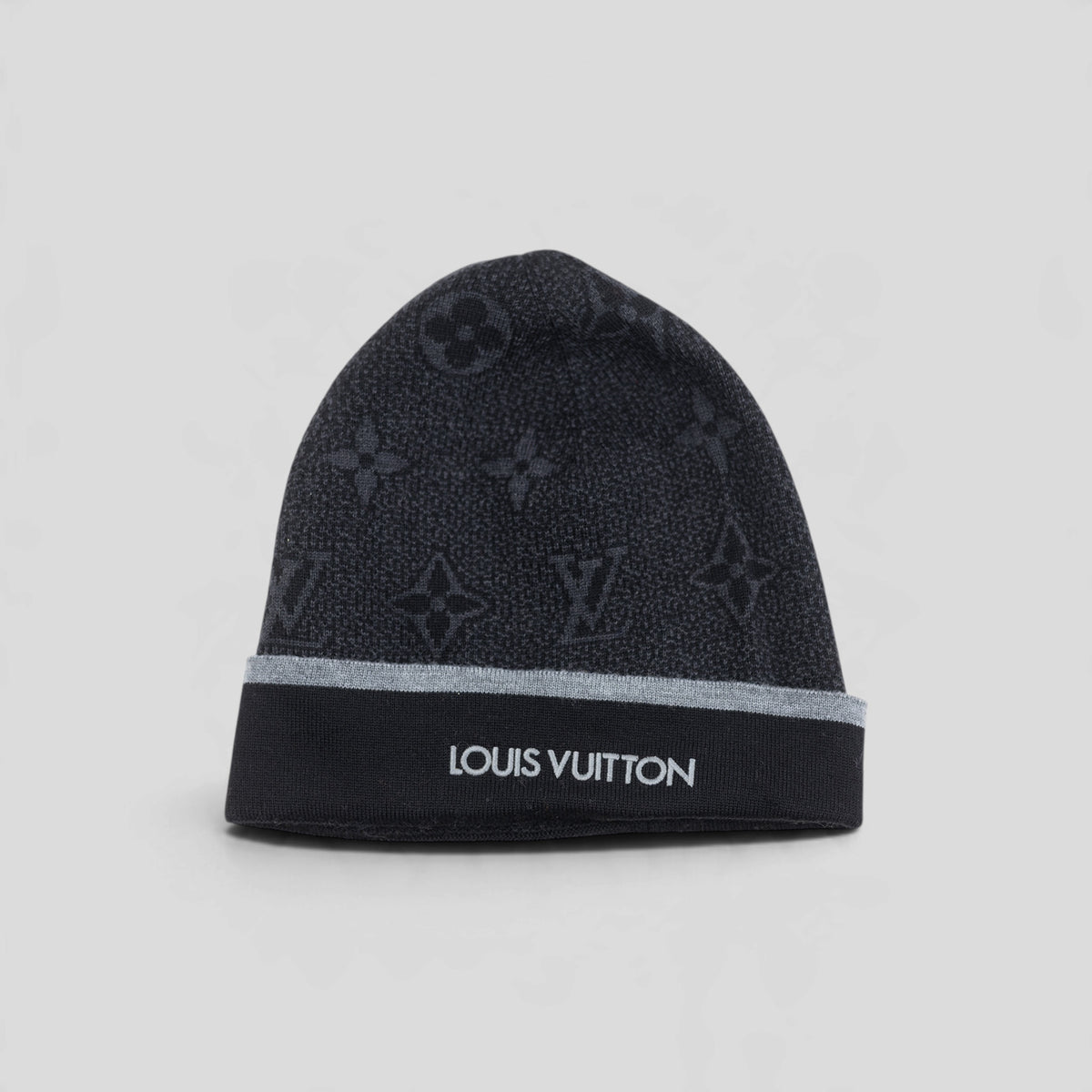 Louis Vuitton Monogram Beanie in Black