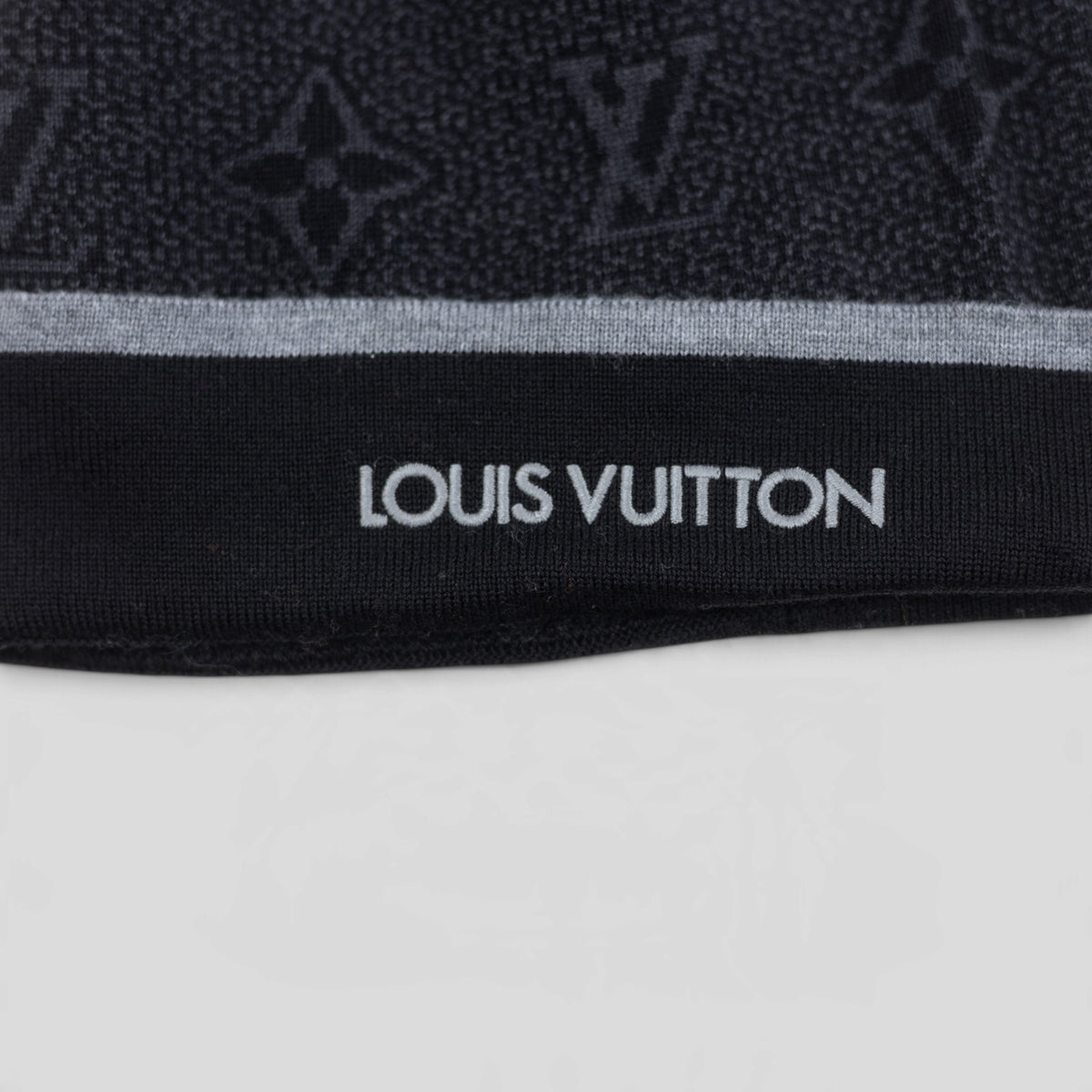 Louis Vuitton Monogram Beanie in Black