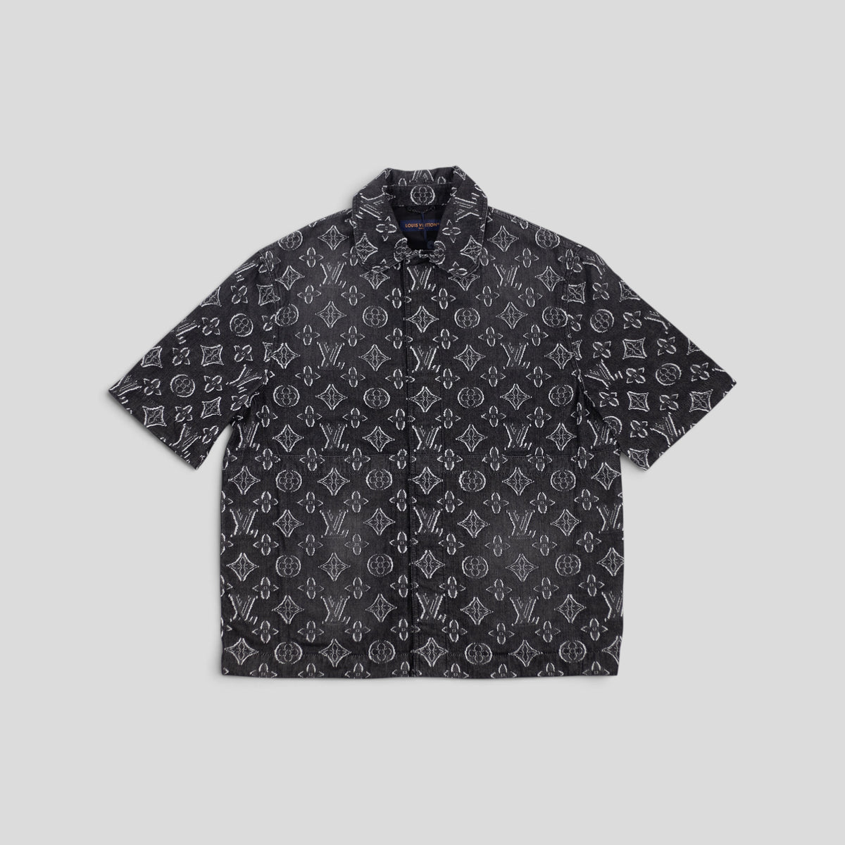 Louis Vuitton Monogram Chambray Shirt in Grey