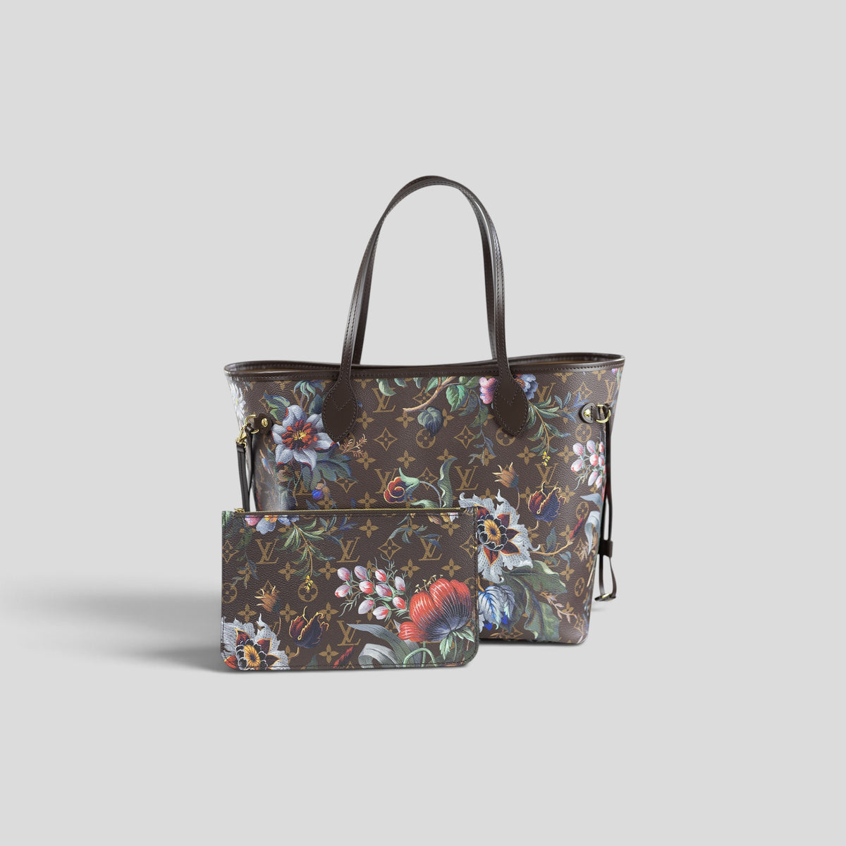 Louis Vuitton Neverfull MM Monogram Eden Bag